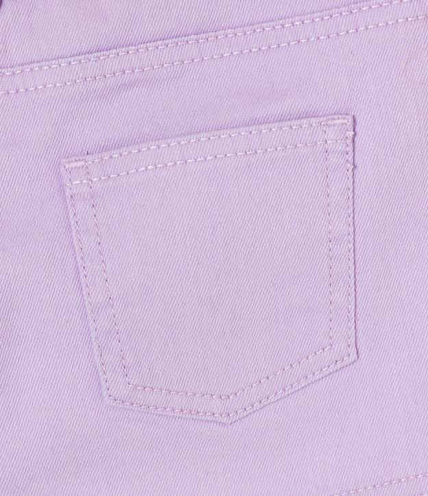 Short Infantil con Encaje en la Barra - Talle 5 a 14 años Violeta 6