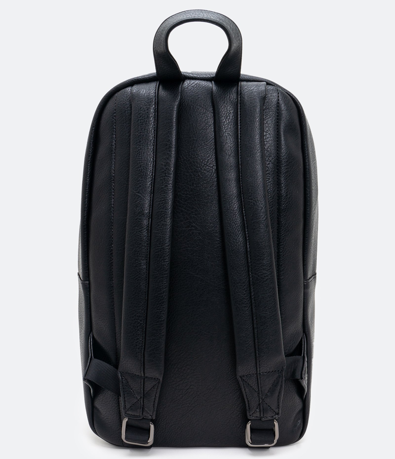 Mochila em Material Sintético com Bolso Preto 3