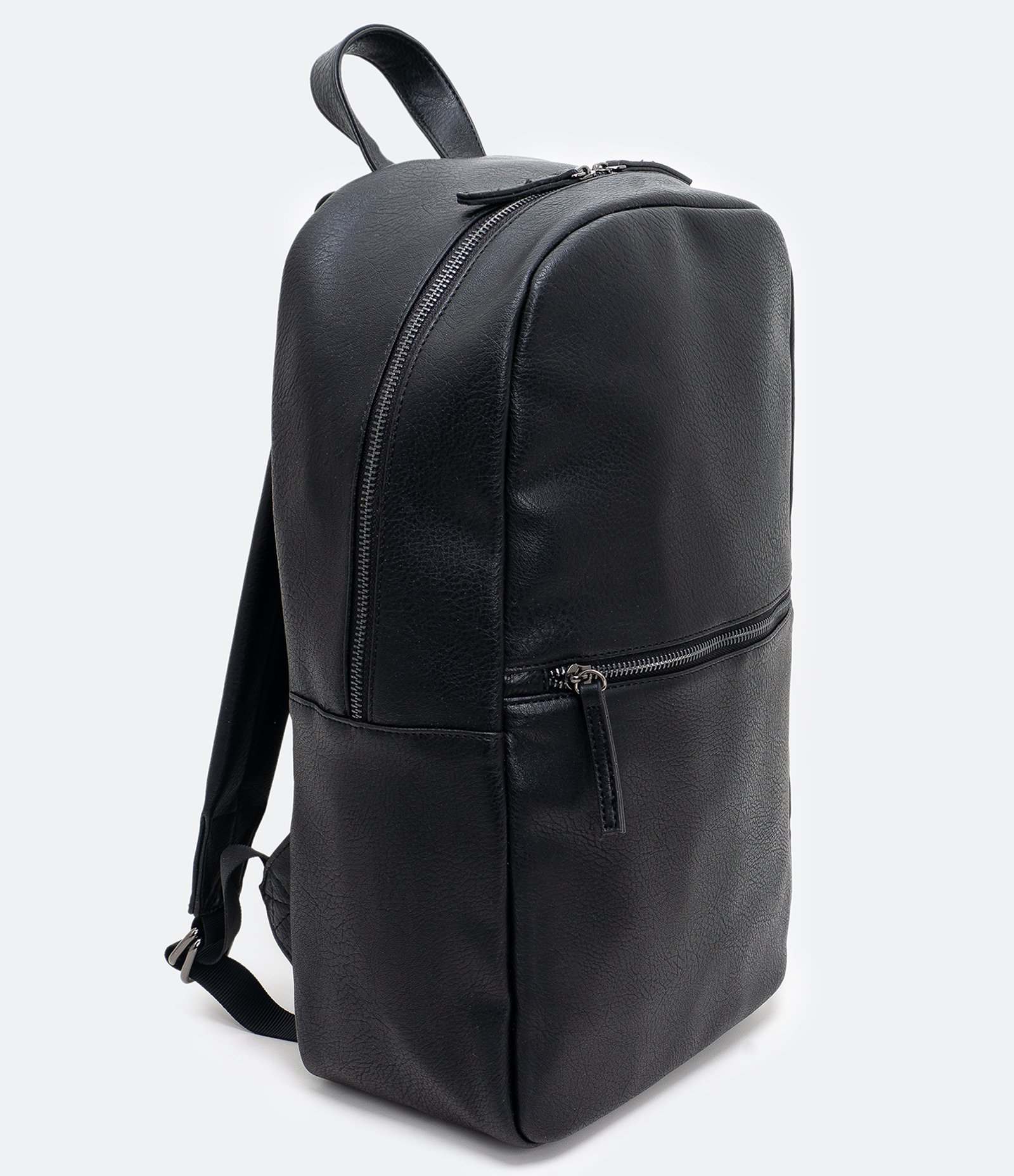Mochila em Material Sintético com Bolso Preto 4