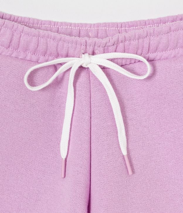Short Infantil Runner en Algodón - Talle 5 a 14 años Violeta 3