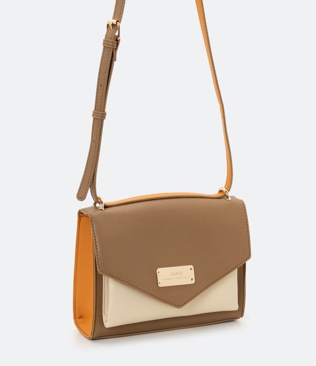 Bolso Cruzado Camera Bag con Correa Ajustable Marrón 1
