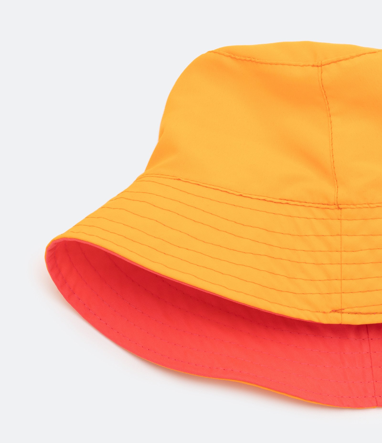 Chapéu Bucket Infantil com Dupla Face Laranja 2