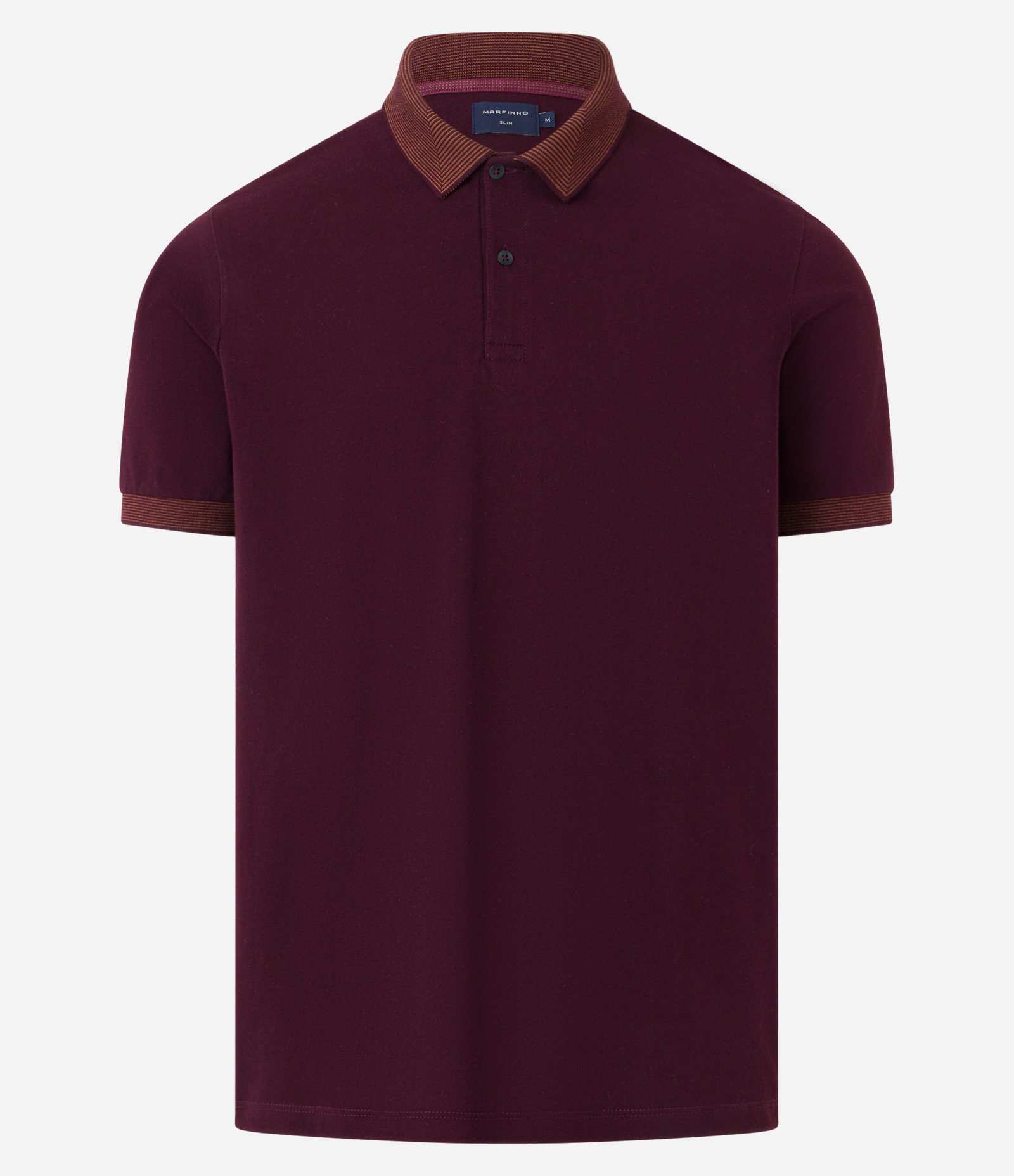 Camisa Polo Slim em Algodão com Botões e Detalhes Contrastantes 5