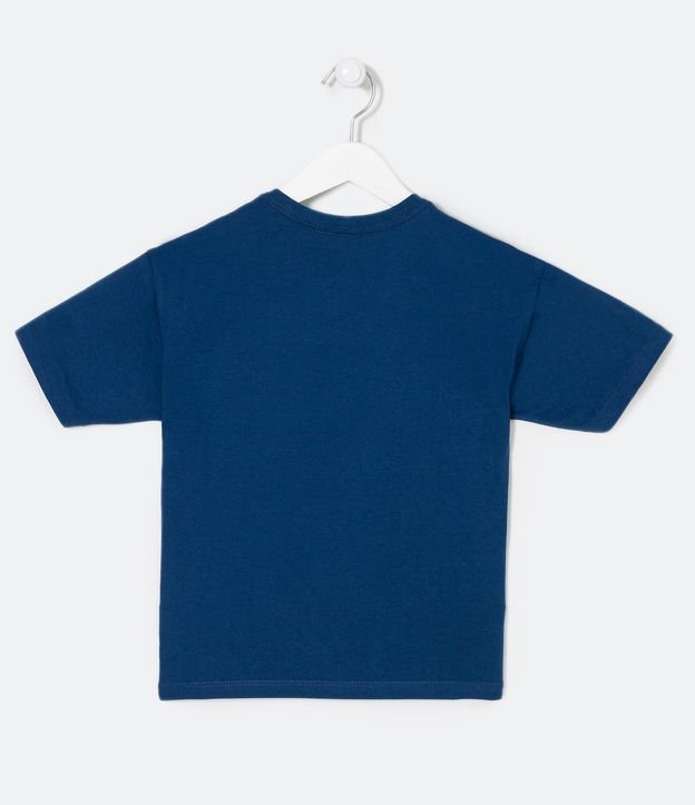 Remera Infantil con Estampado Puesta de Sol - Talle 5 a 15 años Azul 2