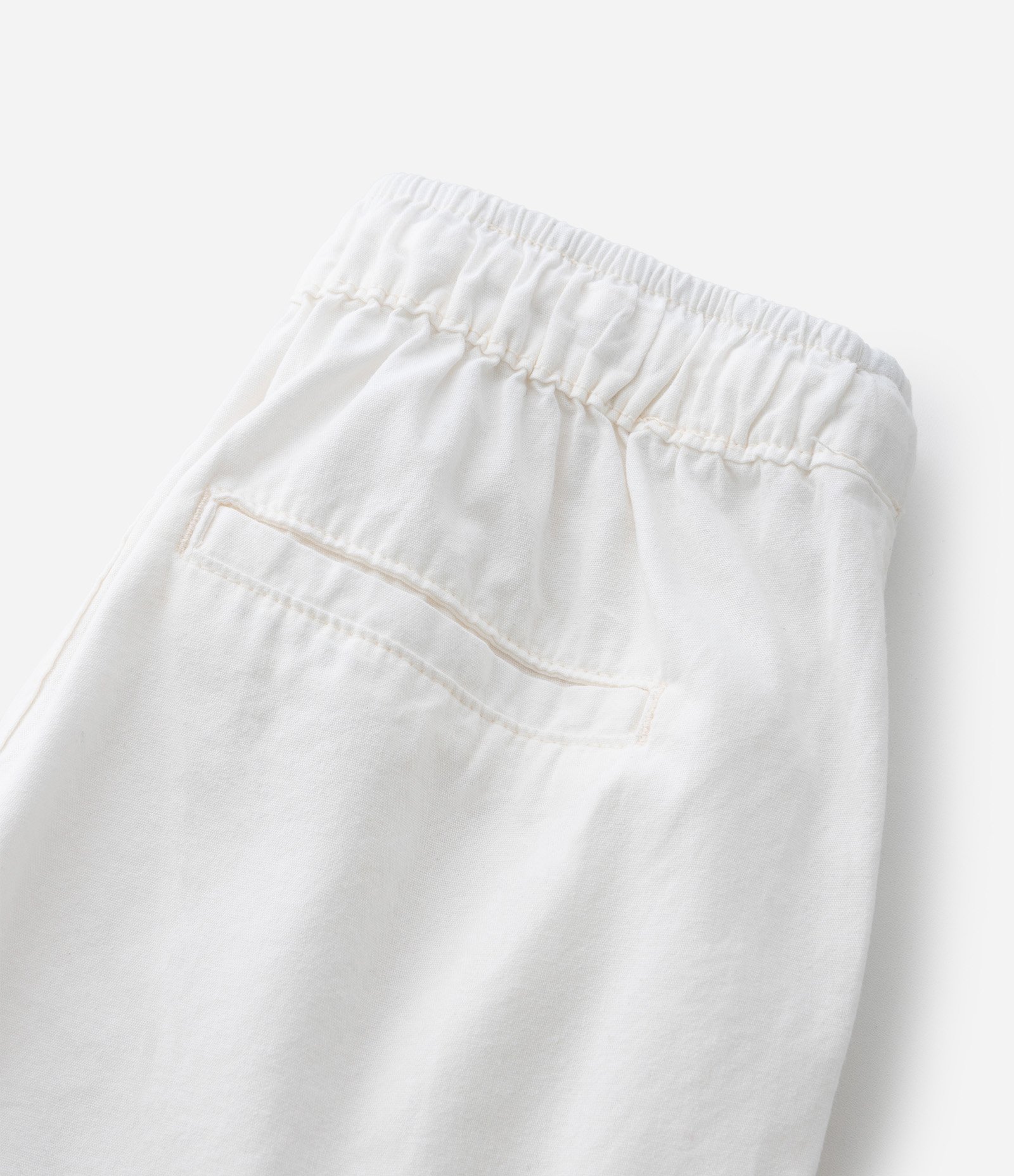 Bermuda Infantil em Sarja com Amarração - Tam 5 a 14 anos Branco 4