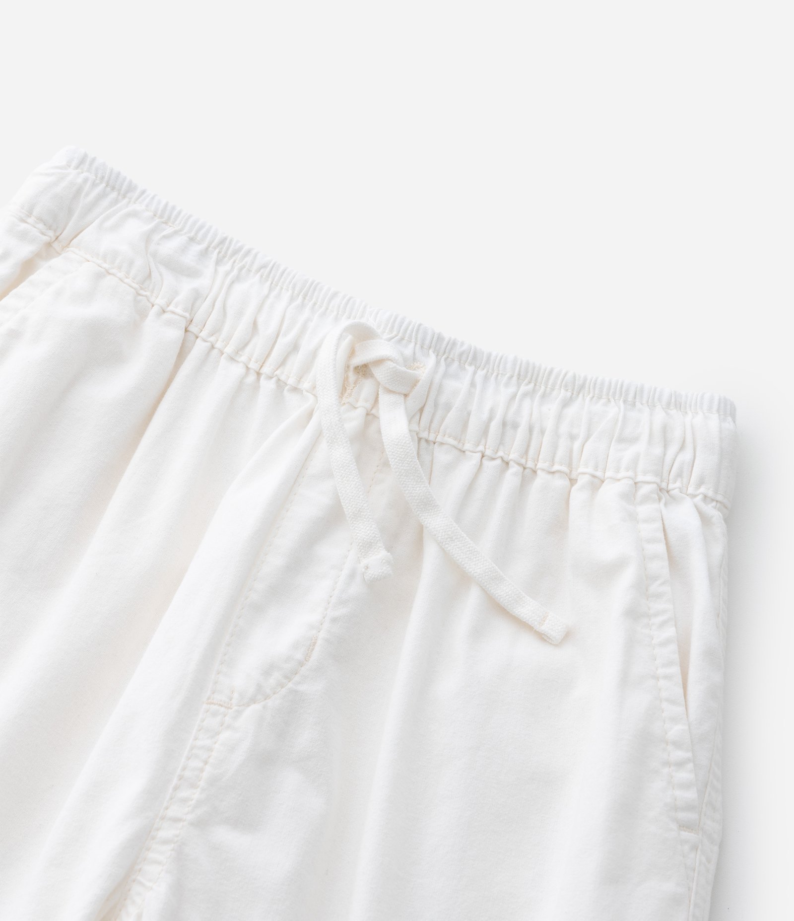 Bermuda Infantil em Sarja com Amarração - Tam 5 a 14 anos Branco 7