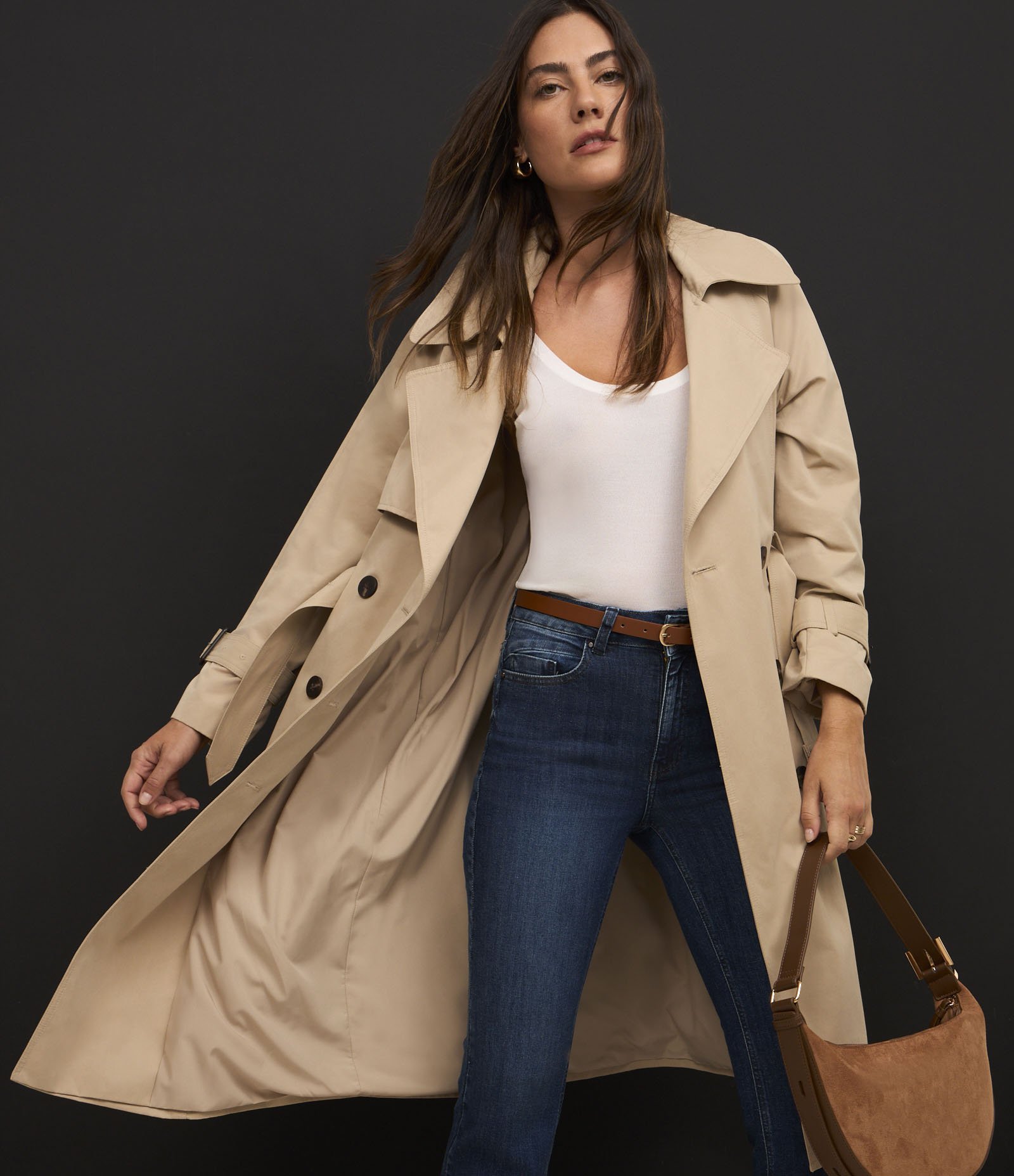 Calça Flare Jeans com Bolsos Azul 7