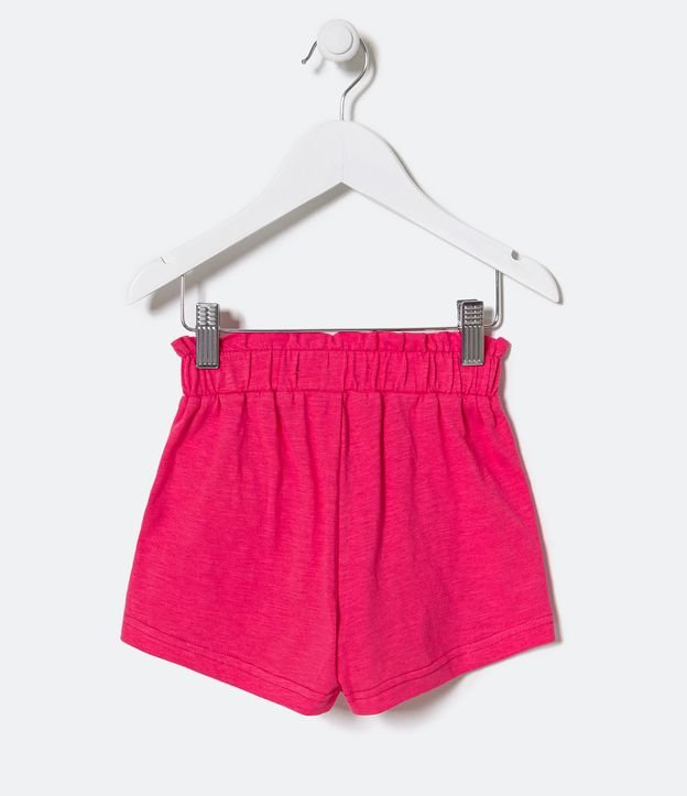 Short Infantil C S El Stico E Detalhes Em Laise Tam A Anos Rosa