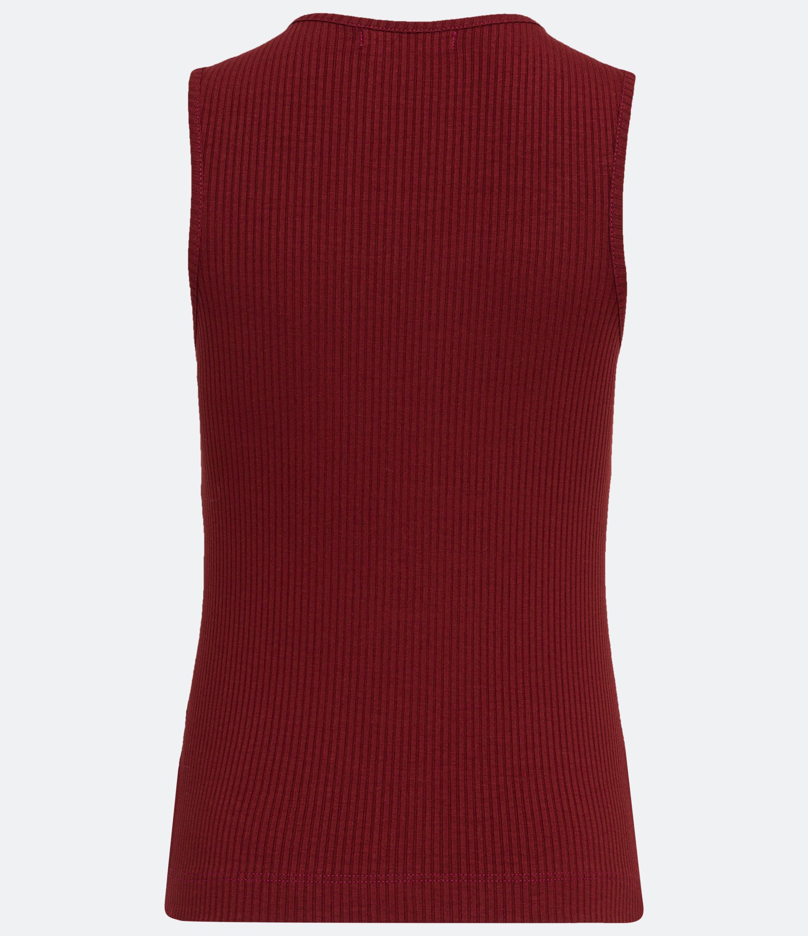 Blusa Regata em Ribana com Detalhe Vazado no Ombro 6