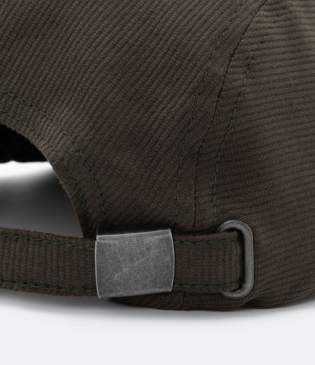Gorra en Algodón 5 Panel con Bordado Las Palmas Verde 3