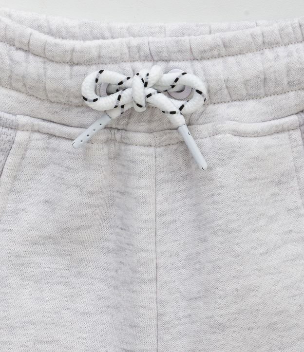 Pantalón Infantil con Cintura Elástica y Bolsillos con Cremallera - Talle 1 a 5 años Gris 3