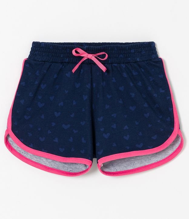Pijama Corto Infantil con Estampado de Gato - Talle 1 a 4 años Azul 3