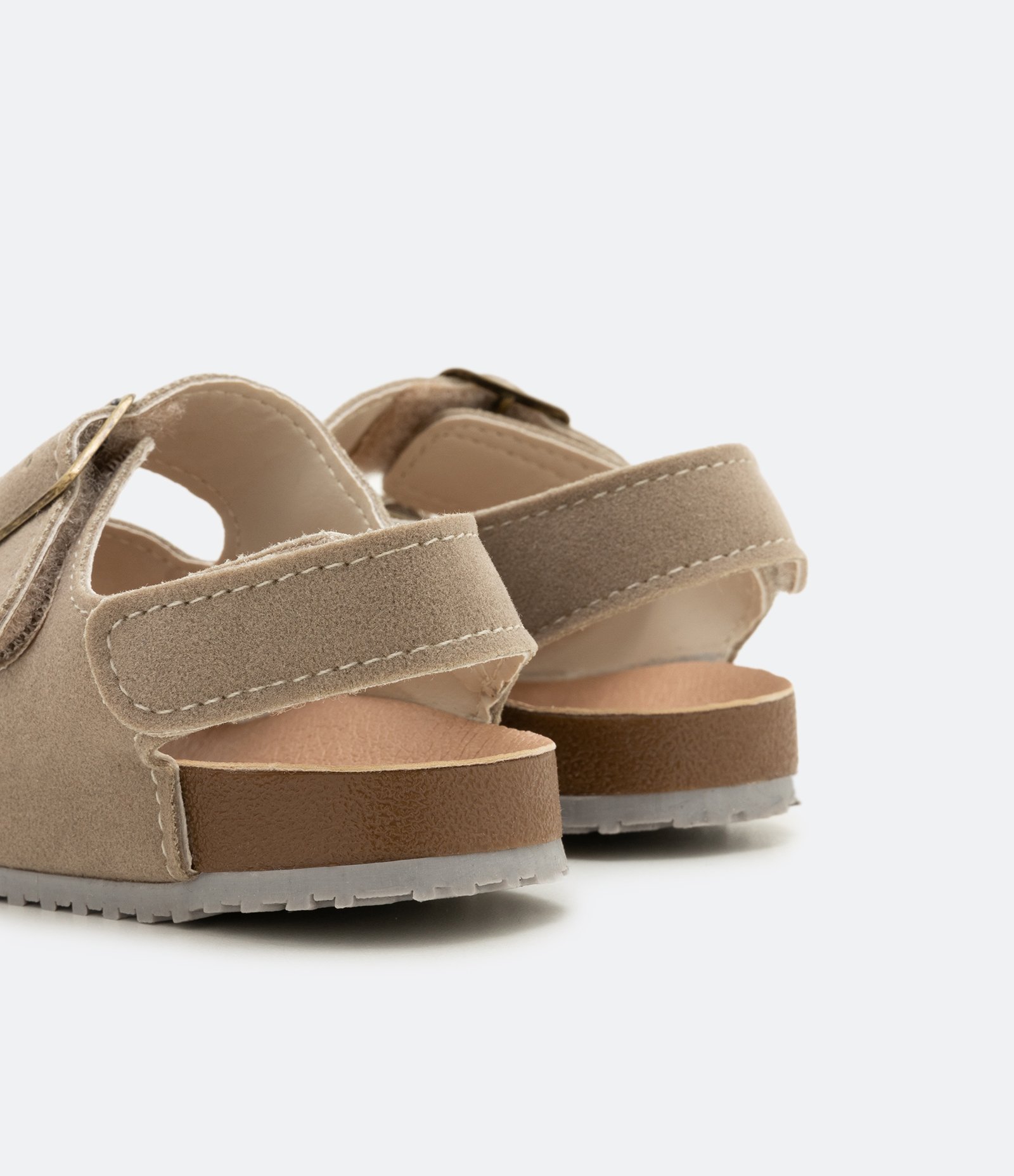 Sandália Infantil com Fivelas - Tam 20 ao 27 Bege 3