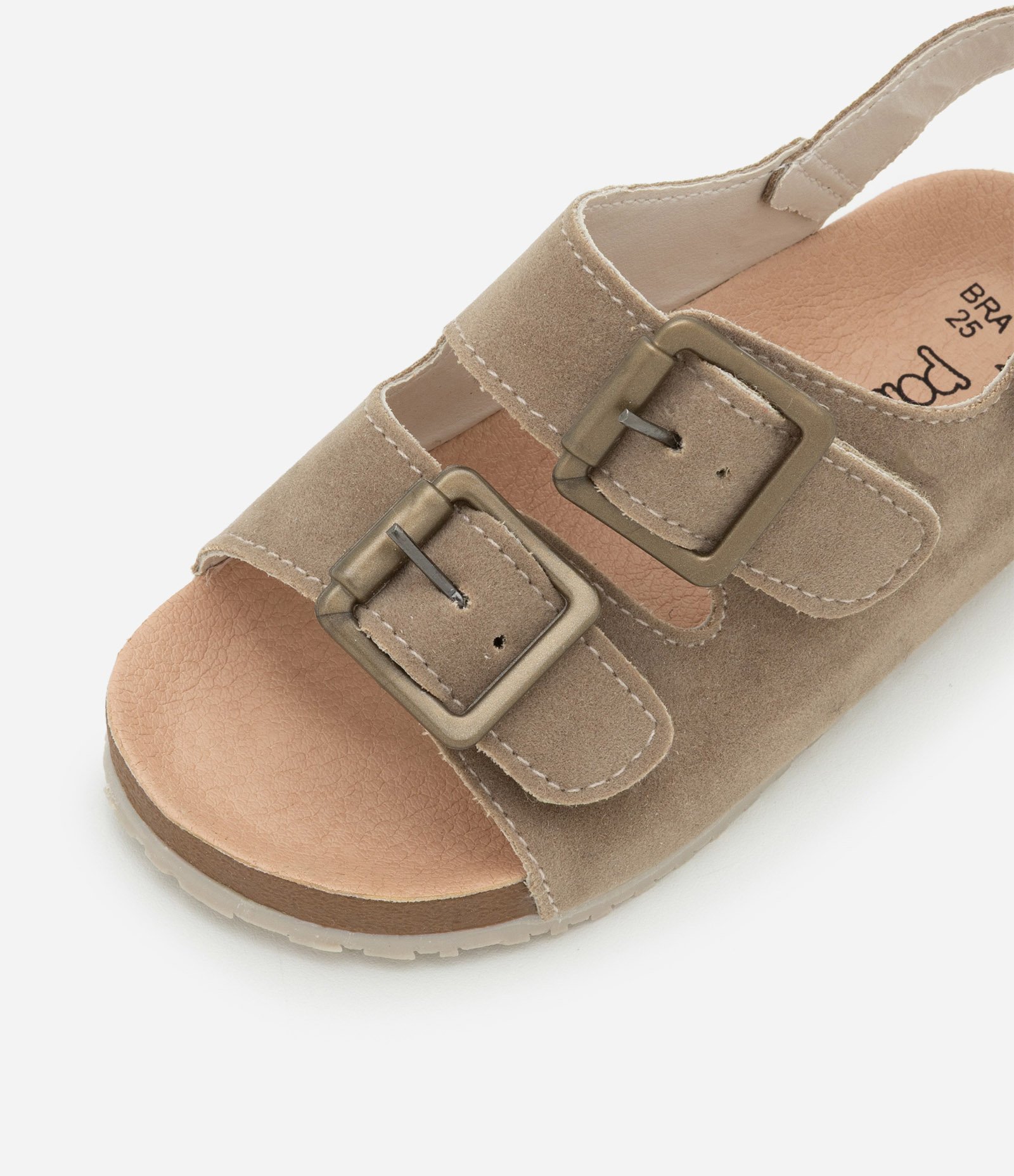 Sandália Infantil com Fivelas - Tam 20 ao 27 Bege 5