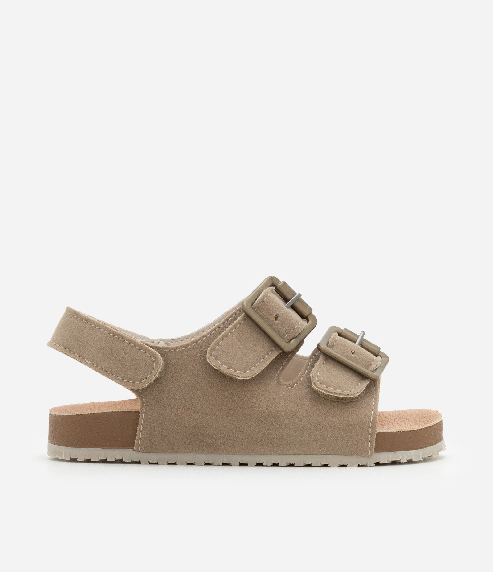 Sandália Infantil com Fivelas - Tam 20 ao 27 Bege 6