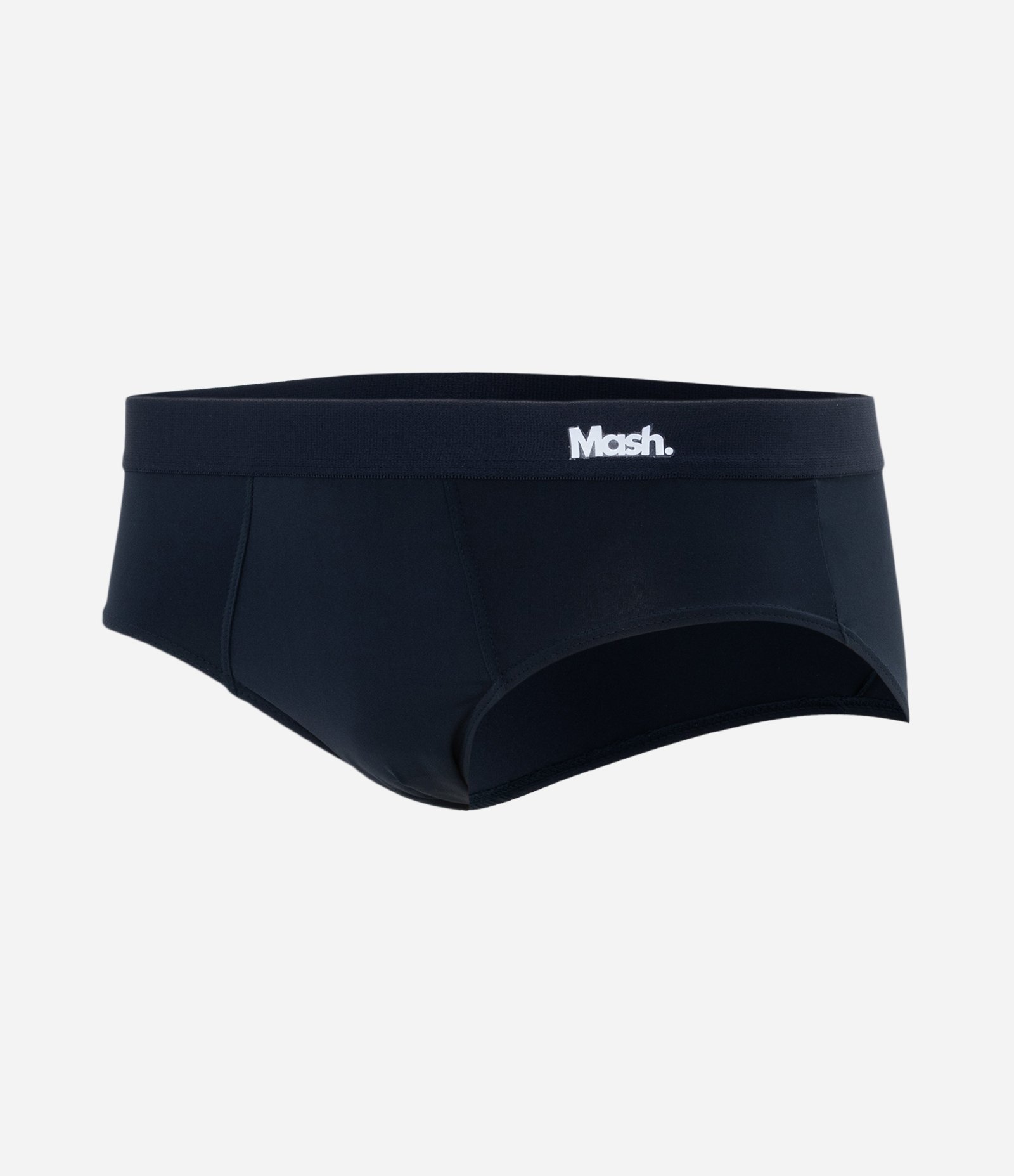 Cueca Slip em Poliamida com Cós Elástico Mash Azul Marinho 1