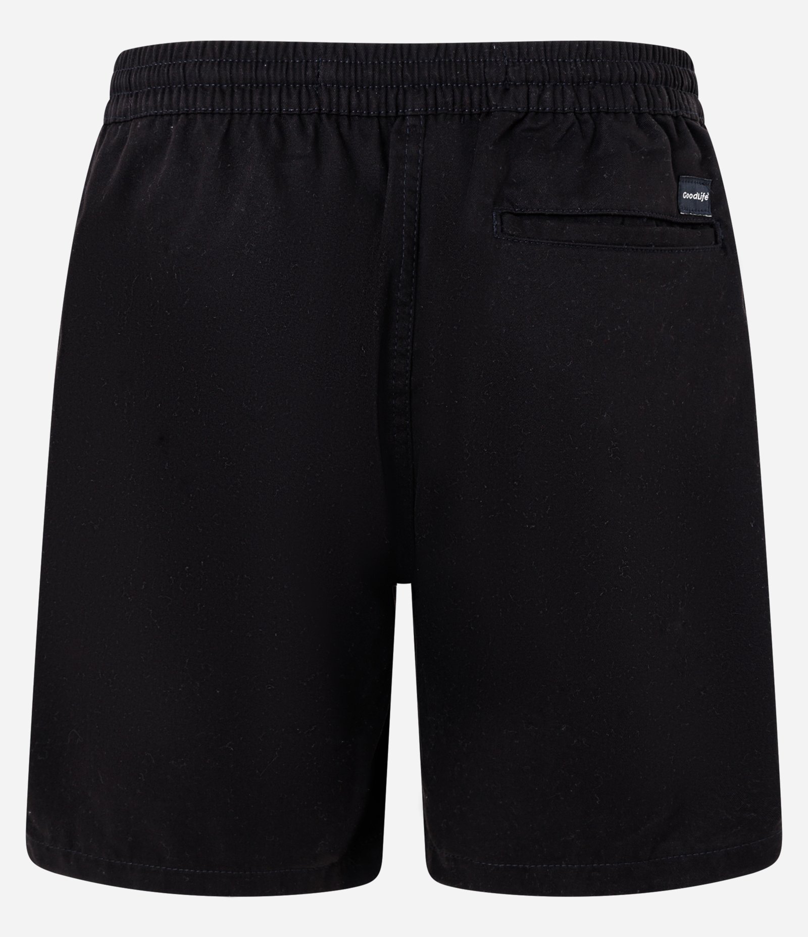 Bermuda Regular em Sarja com Elástico no Cós e Cordão Preto 7