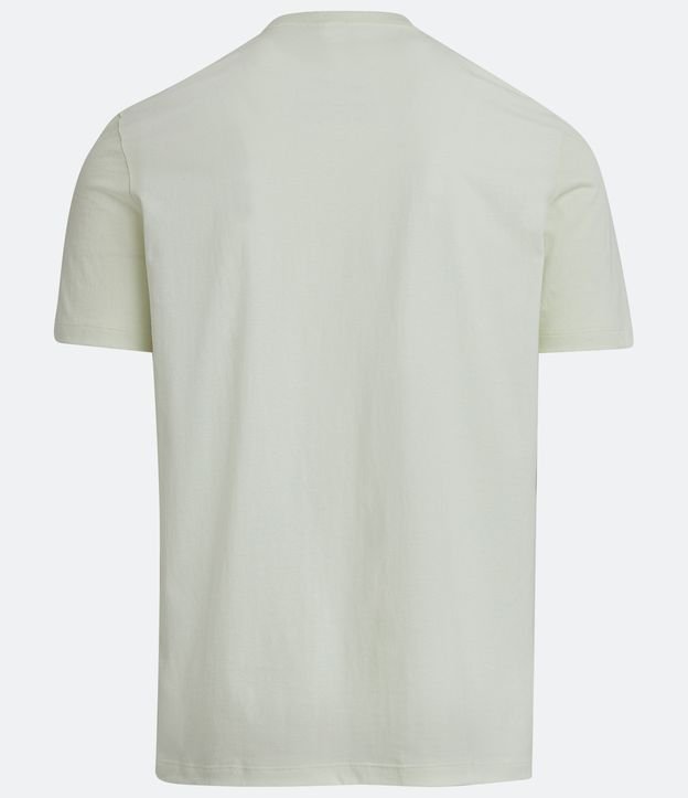 Remera en Algodón con Estampado Average Verde 6