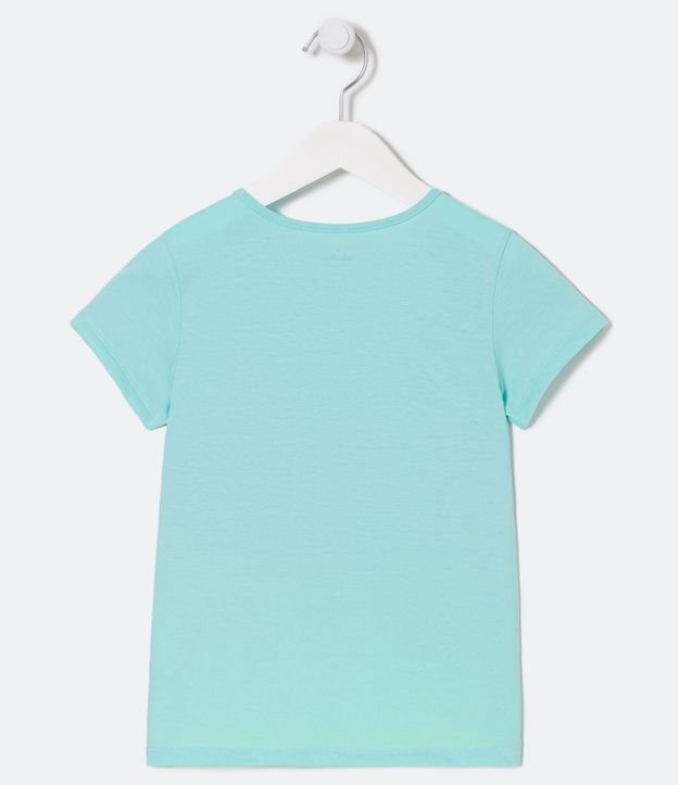 Blusa Infantil Dip Dye en Media Malla con Estampado Lettering - Talle 5 a 14 años Multicolores 2