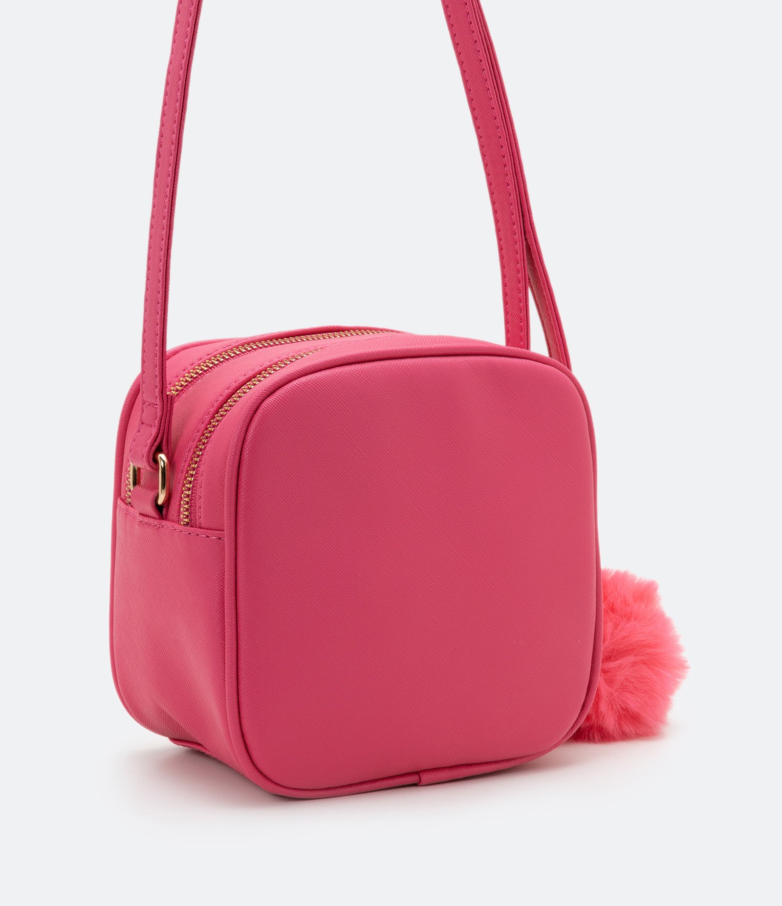 Bolsa Transversal Floater com Pompom 2