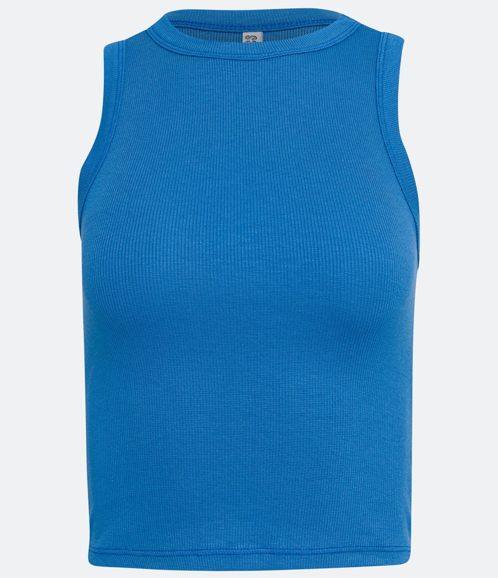 Regata Cropped Básica em Ribana Canelada 5