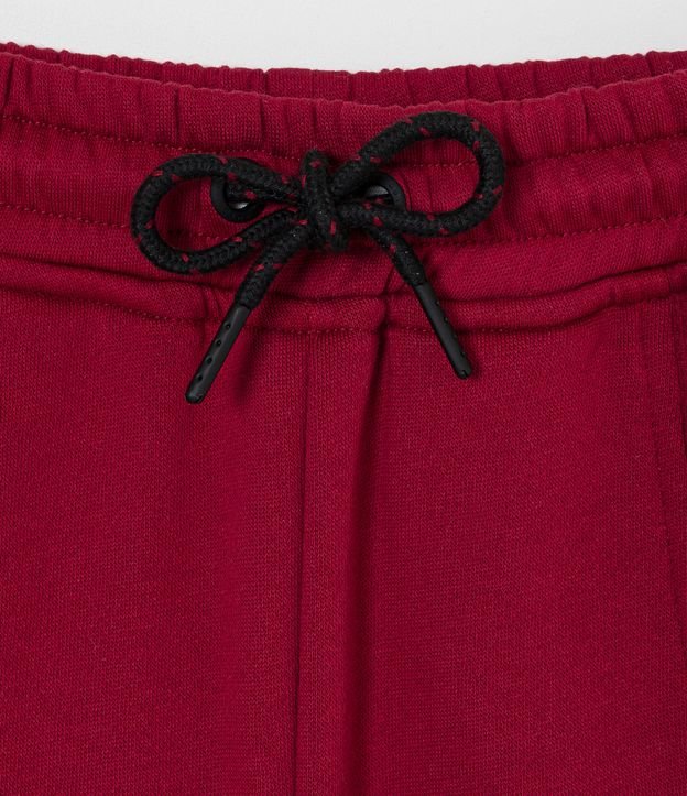 Pantalón Infantil con Cremallera en los Bolsillos - Talle 5 a 14 años Rojo 3
