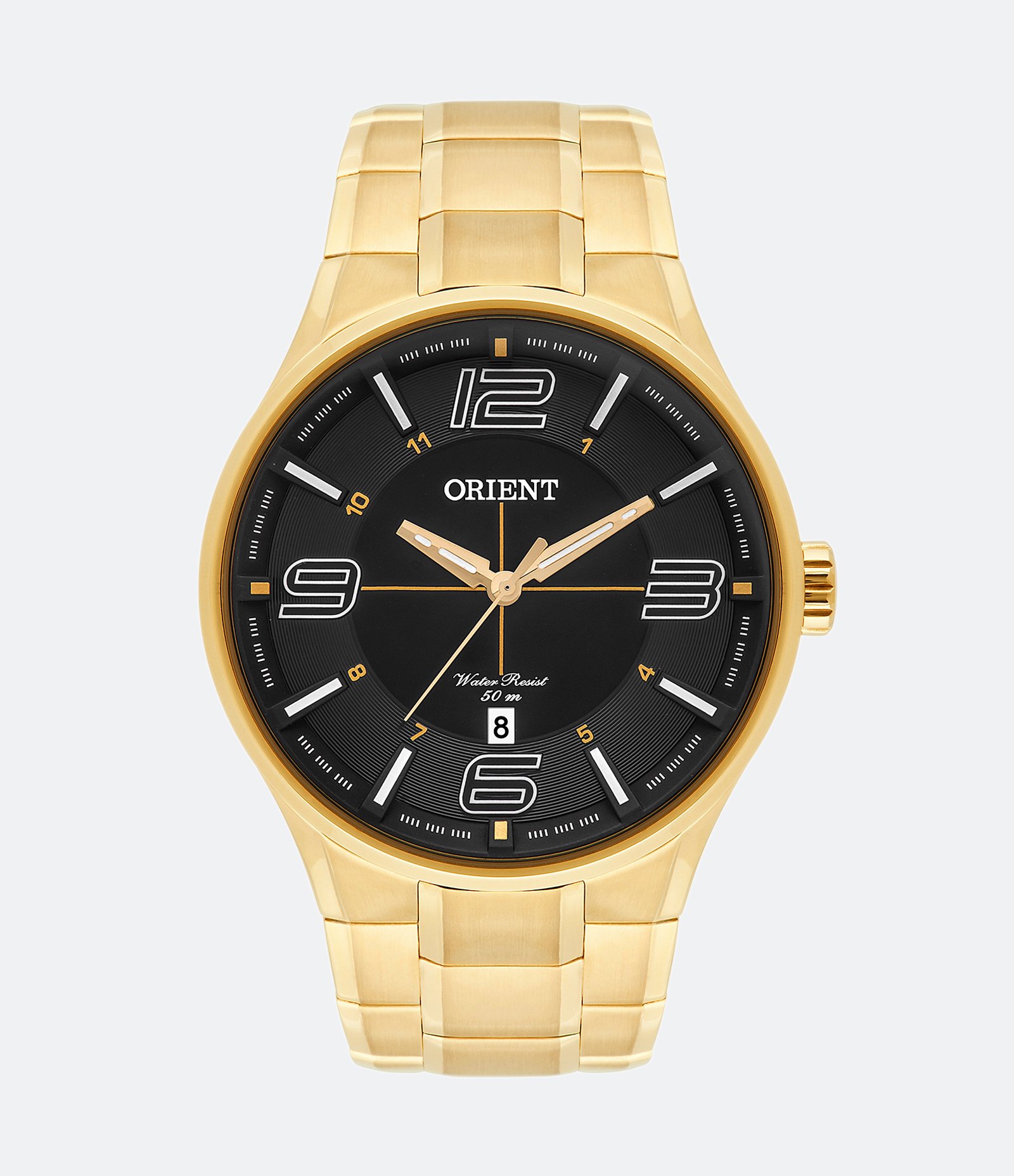 Relógio Orient Analógico com Pulseira e Caixa em Aço Metal MGSS1136-P2KX Dourado 1