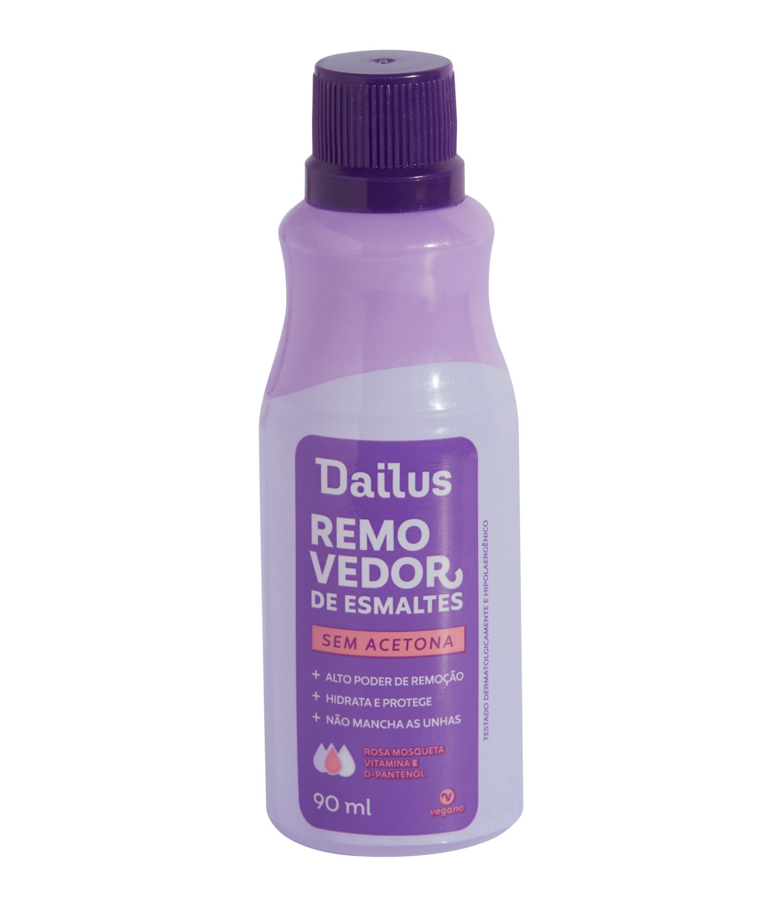 Removedor de Esmalte sem Acetona Dailus Roxo 1