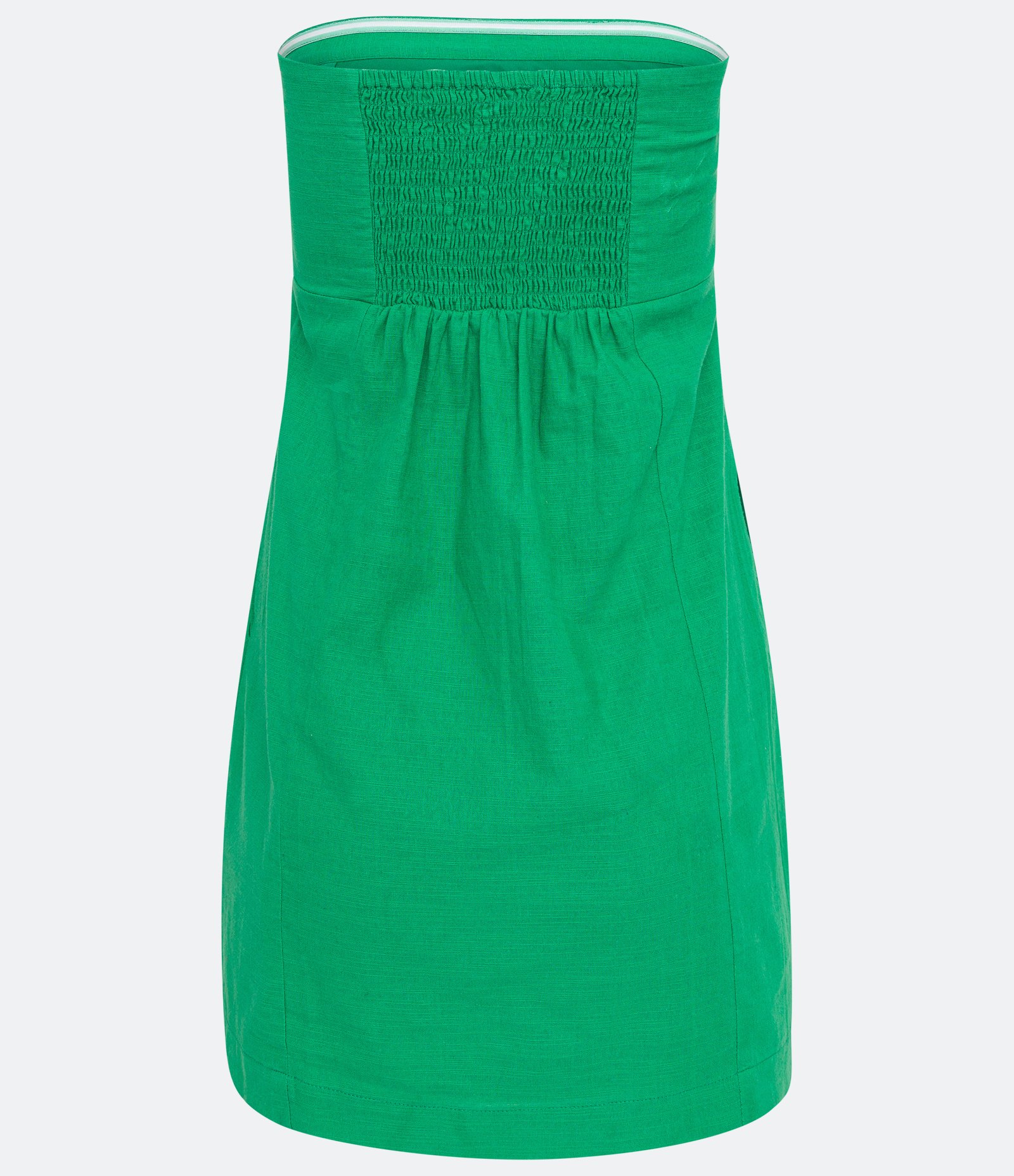 Vestido Curto Tomara que Caia com Bordado Tropical Verde 3
