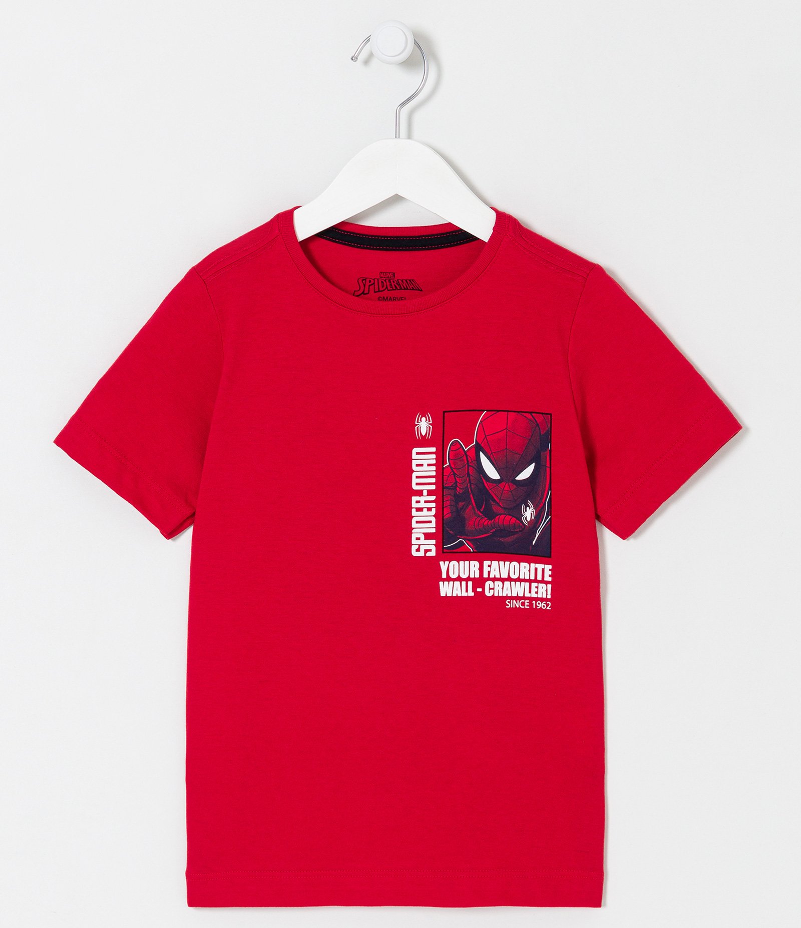 Camiseta Infantil com Estampa do Homem Aranha - Tam 3 ao 10 anos Vermelho 7