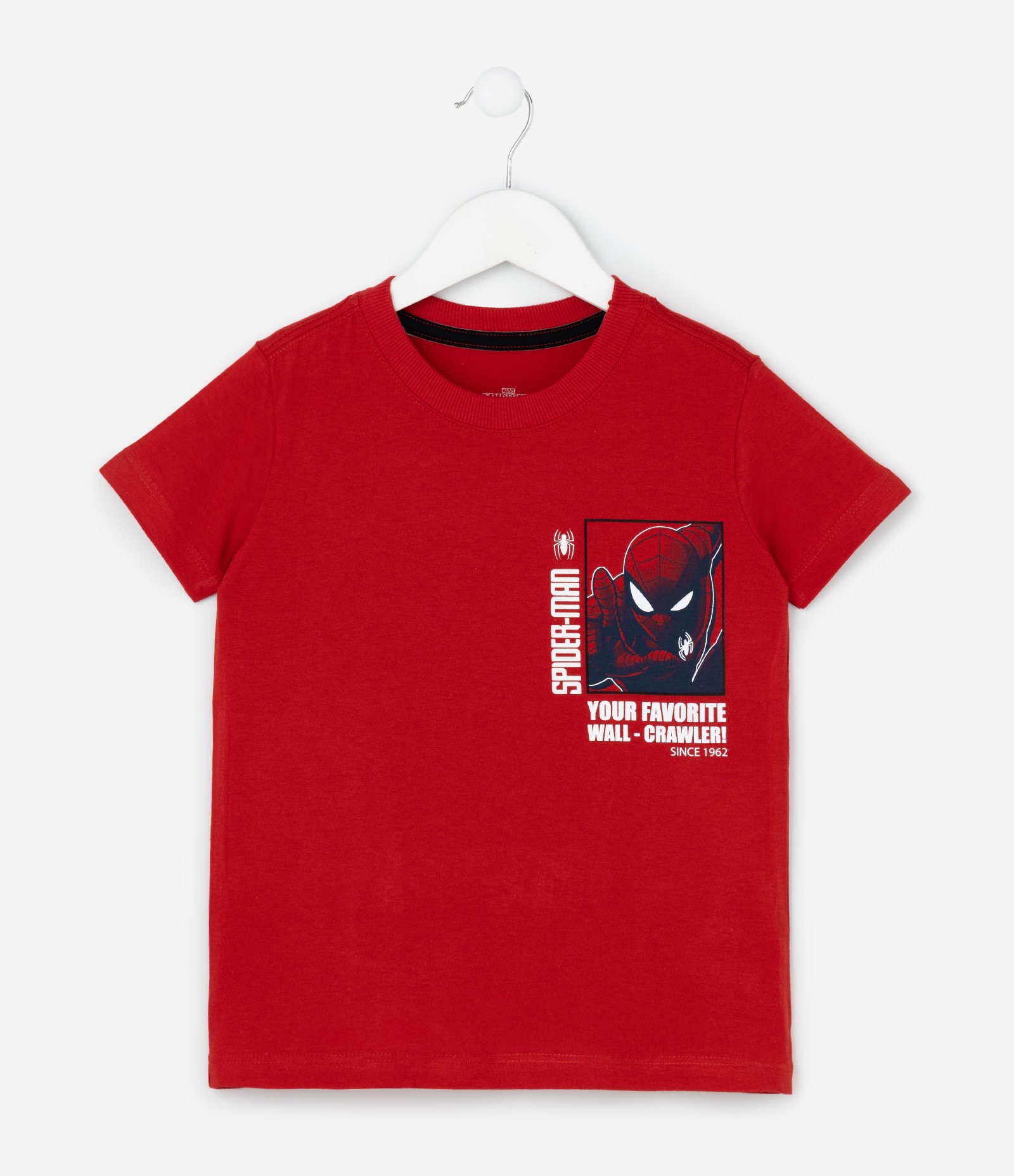 Camiseta Infantil com Estampa do Homem Aranha - Tam 3 ao 10 anos Vermelho 1