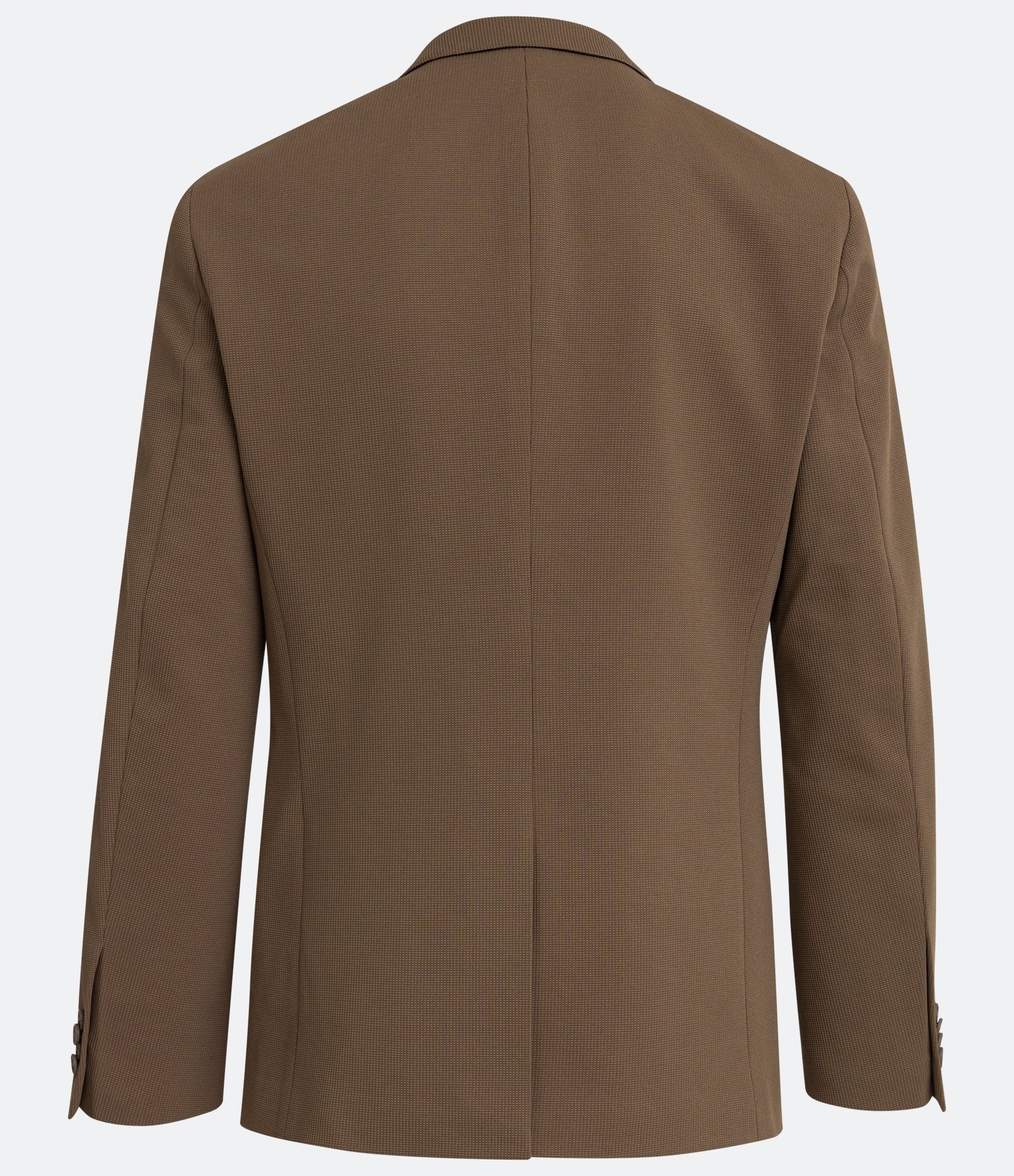 Blazer Texturizado com Botões e Bolsos Marrom 7