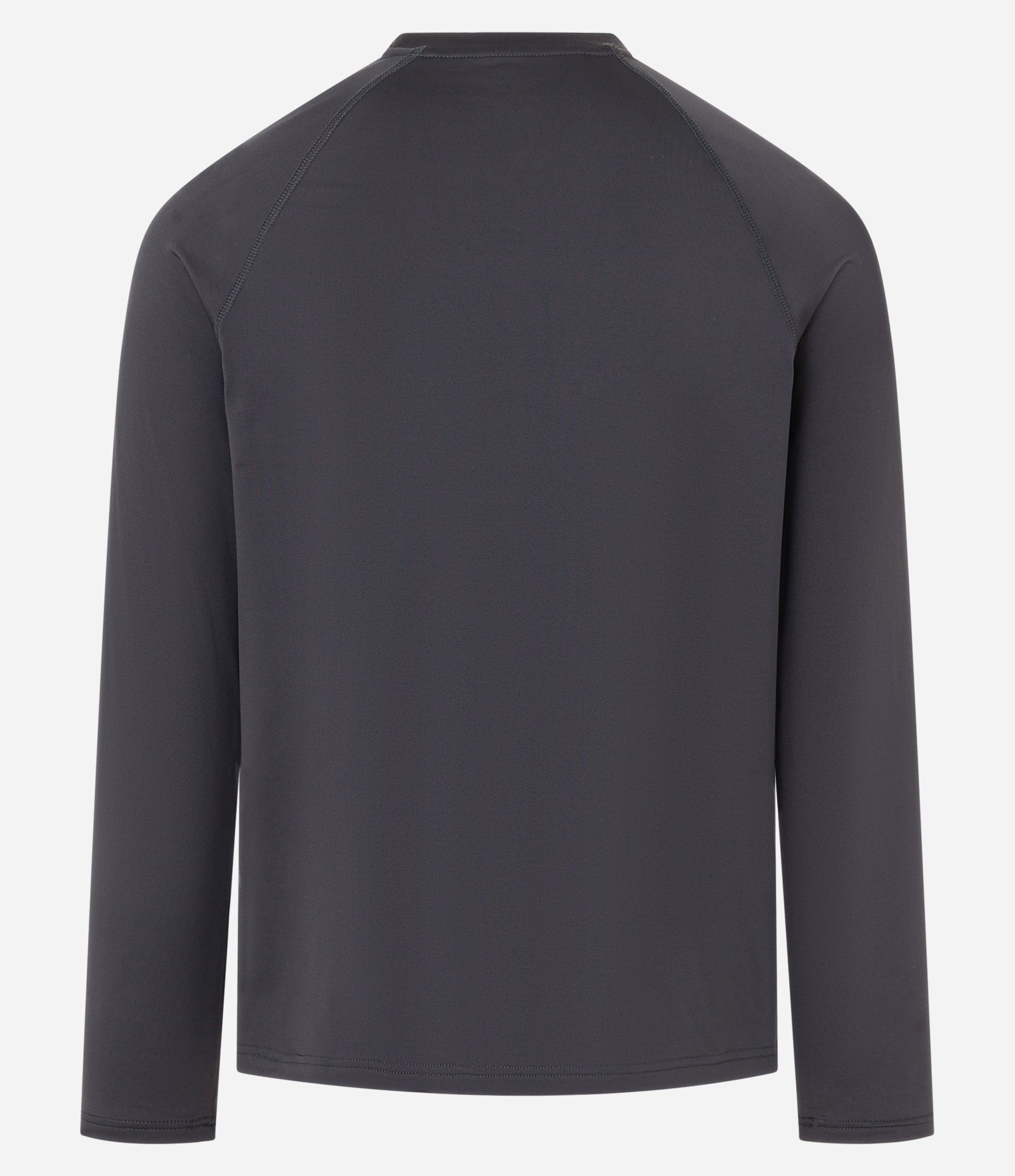 Camiseta Térmica Esportiva com Cava Raglan e Manga Longa Cinza Chumbo 7