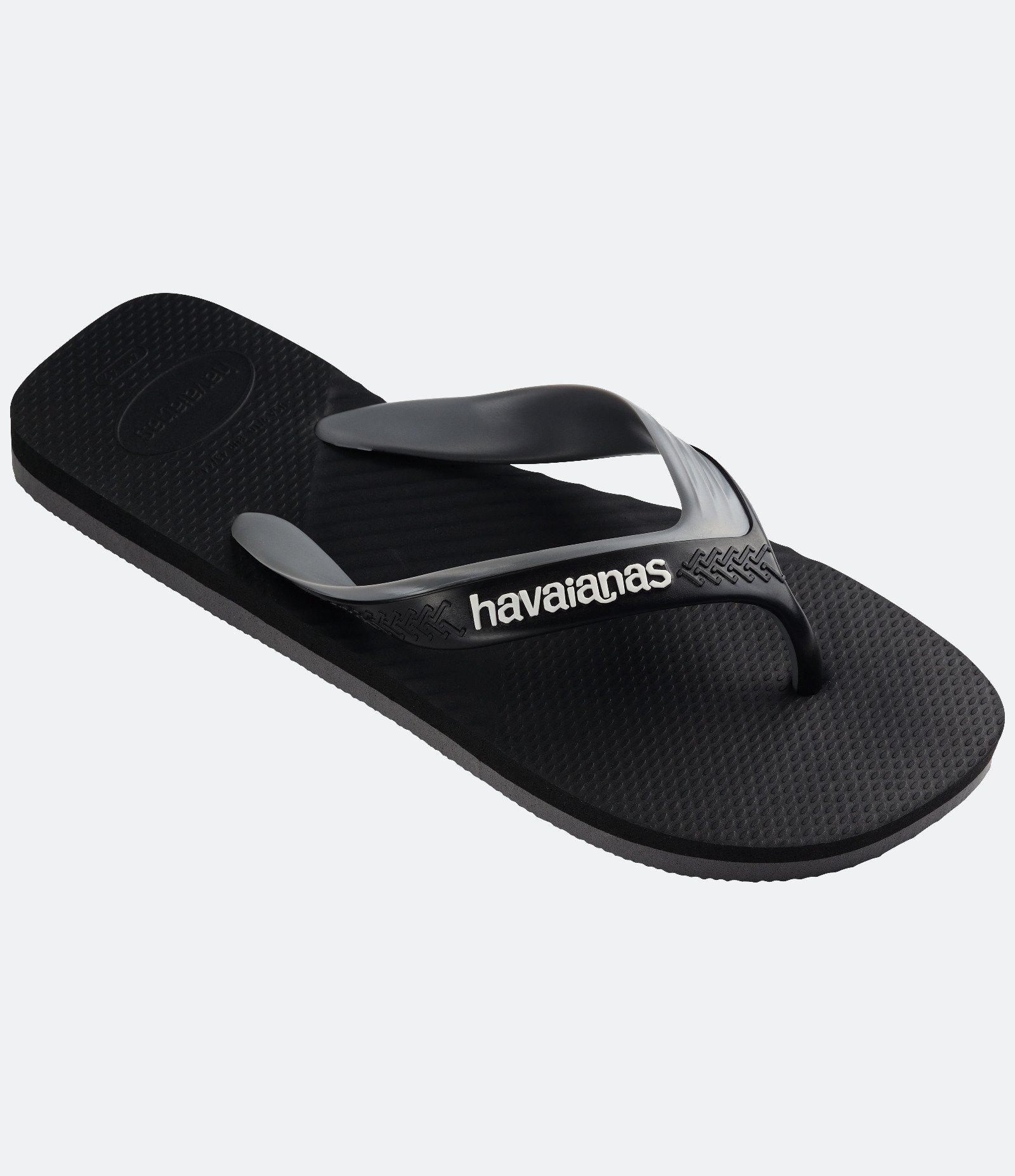 Chinelo Duas Tiras Texturizado Havaianas Preto 2