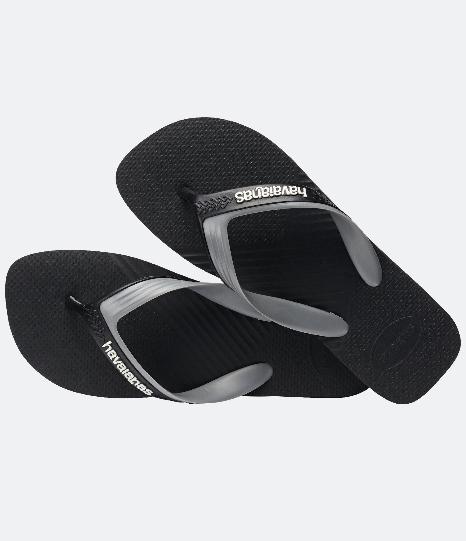 Chinelo Duas Tiras Texturizado Havaianas Preto 4