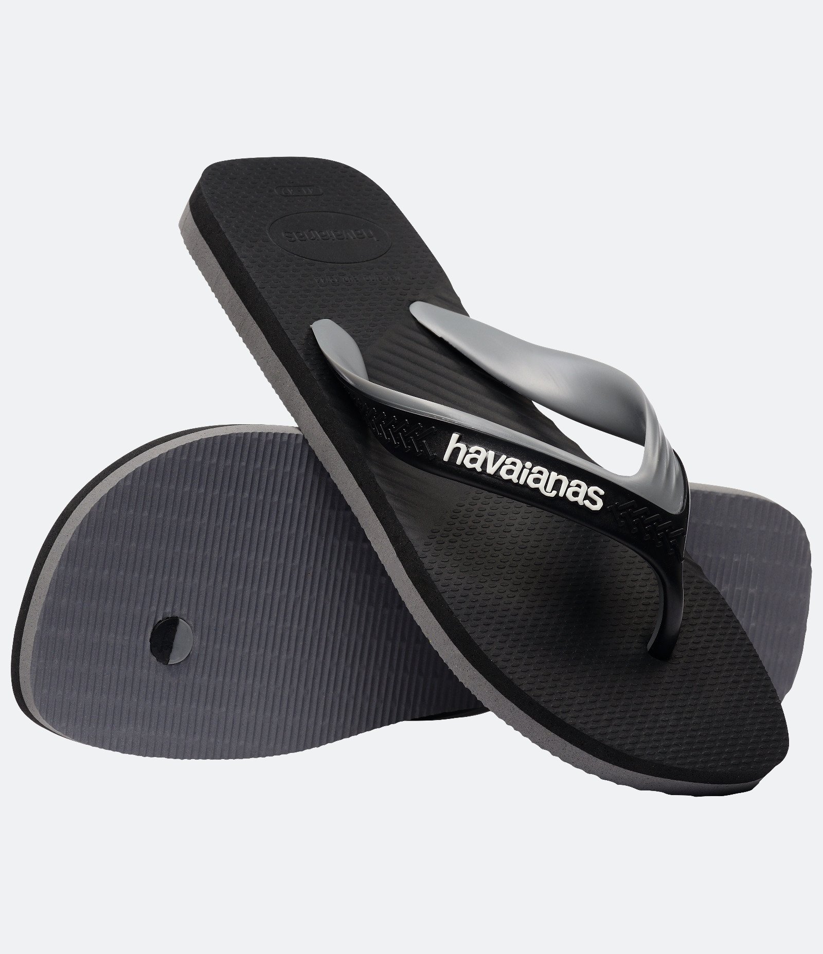 Chinelo Duas Tiras Texturizado Havaianas Preto 5