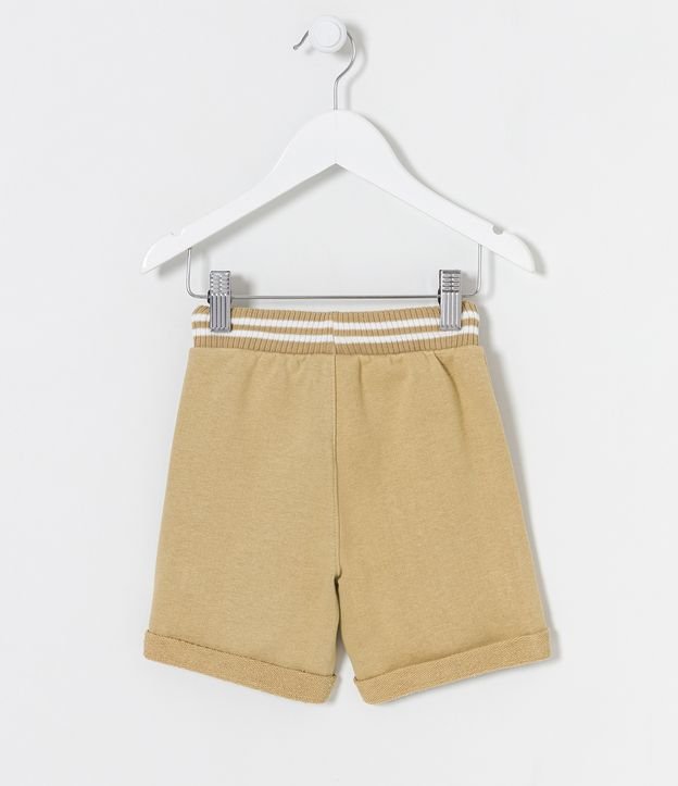 Bermuda Infantil con Cintura Diferenciada - Talle 1 a 5 años Beige 2