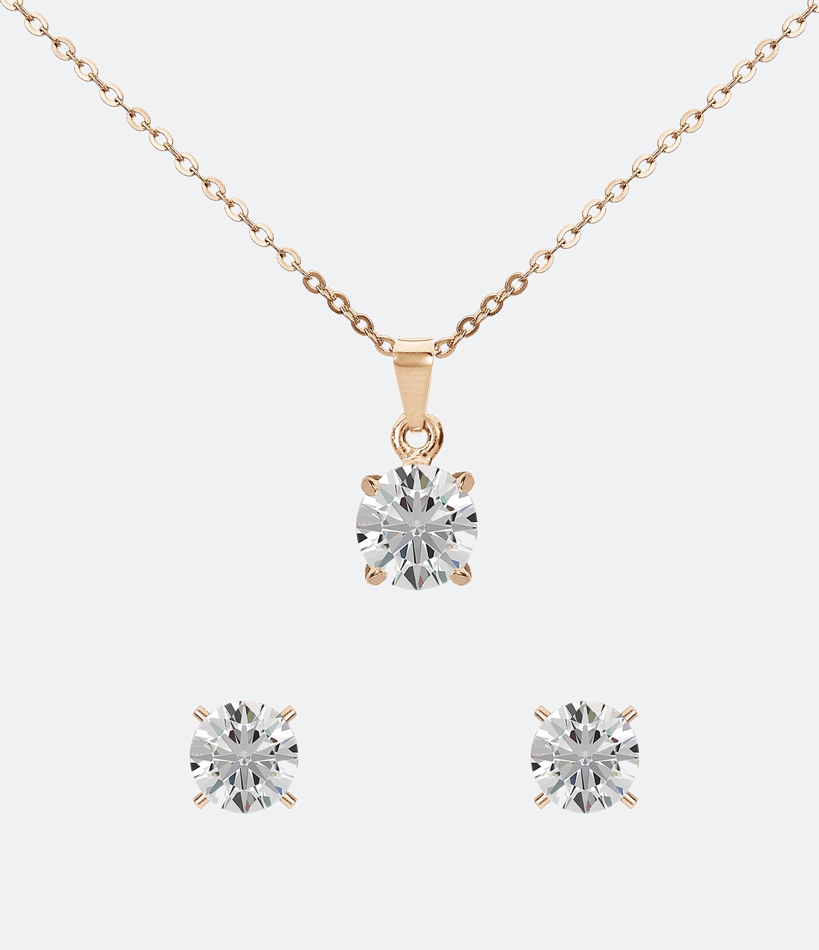 Kit Relógio Champion Analógico com Caixa e Pulseira em Aço Rosegold CN29034D Dourado 3