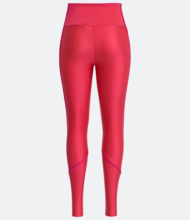 Pantalón Legging Deportivo en Poliamida con Detalles Contrastantes Rojo 11