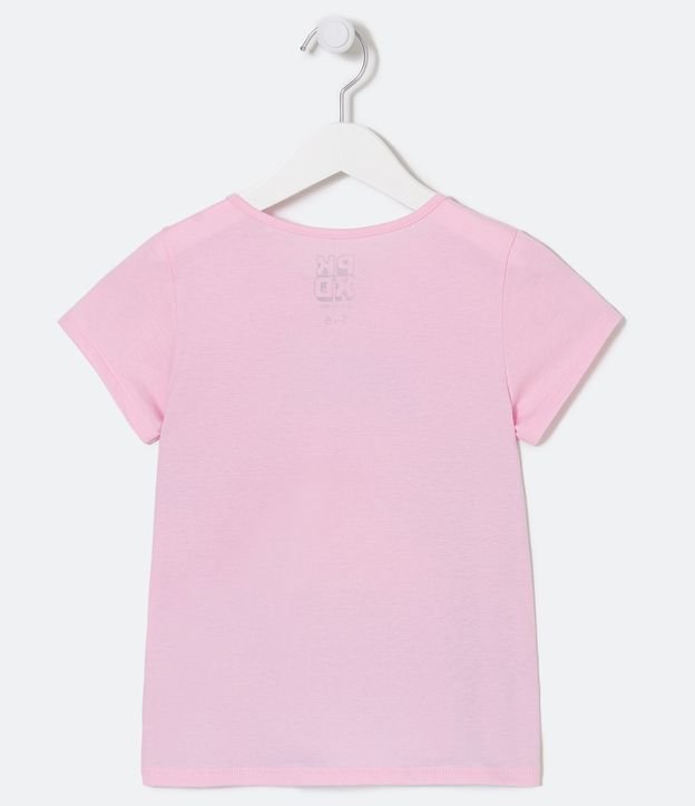 Blusa Infantil Dip Dye con Estampado PKXD - Talle 5 a 12 años Rosado 2
