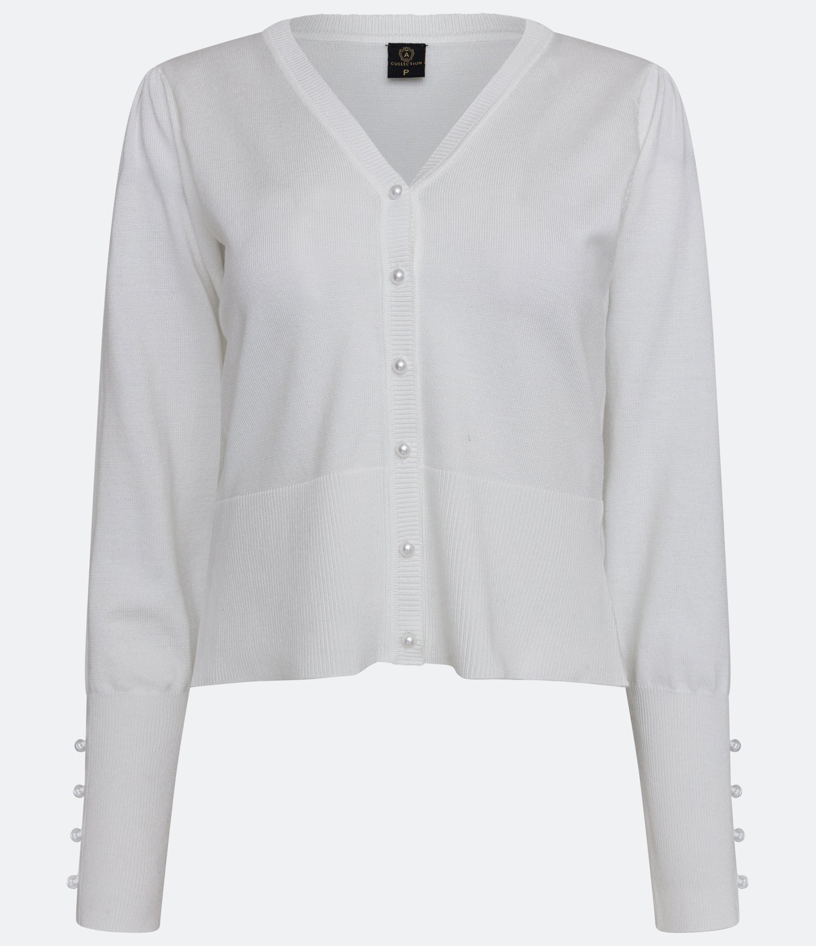 Cardigan em Tricô com Manga Bufante e Botão Pérola 5