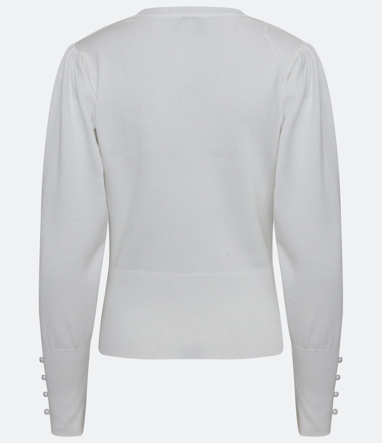 Cardigan em Tricô com Manga Bufante e Botão Pérola 6