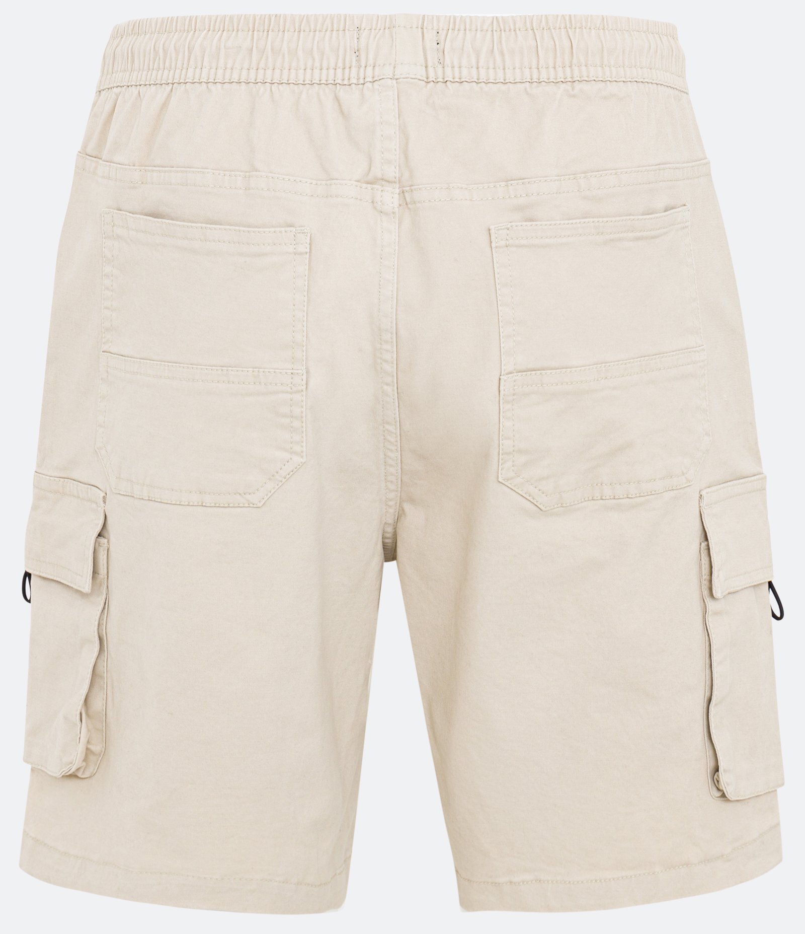 Bermuda em Algodão com Cós Elástico e Bolsos Cargo 6