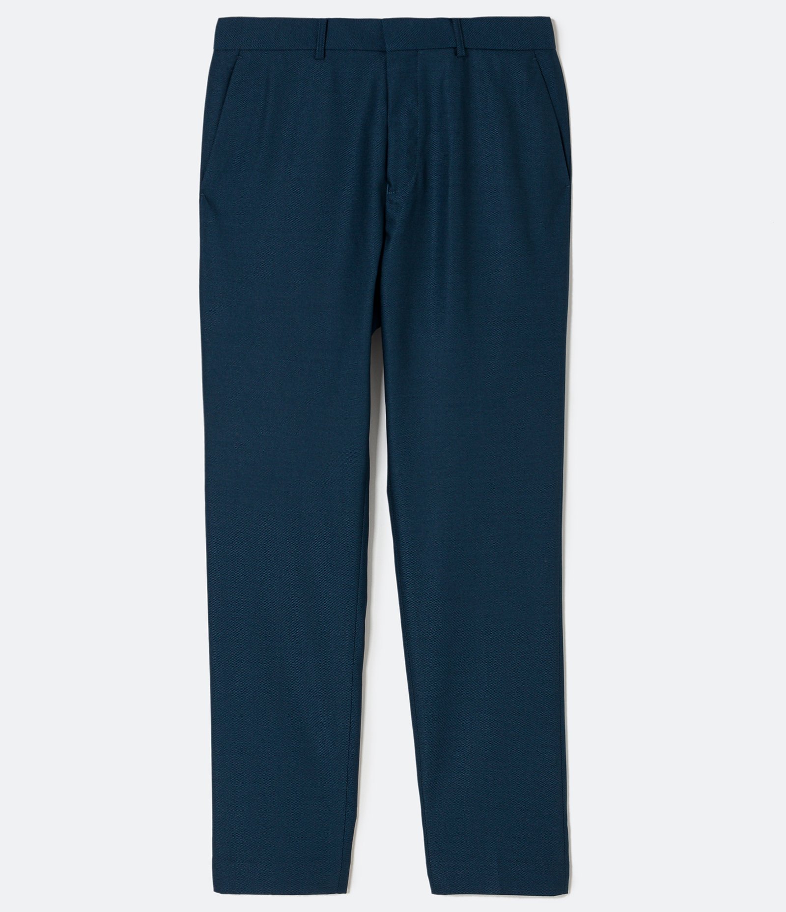 Calça Social em Textura Maquinetada Azul Escuro 6