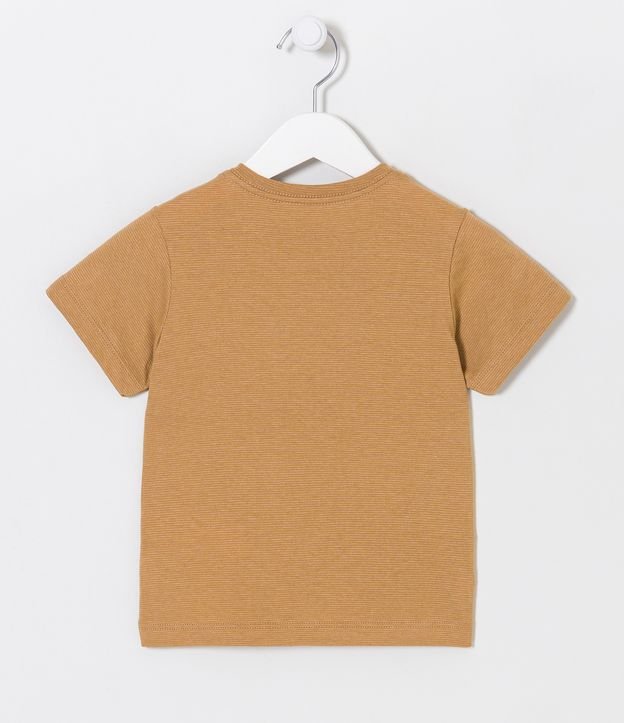 Remera Infantil con Bolsillo - Talle 1 a 5 años Beige 2