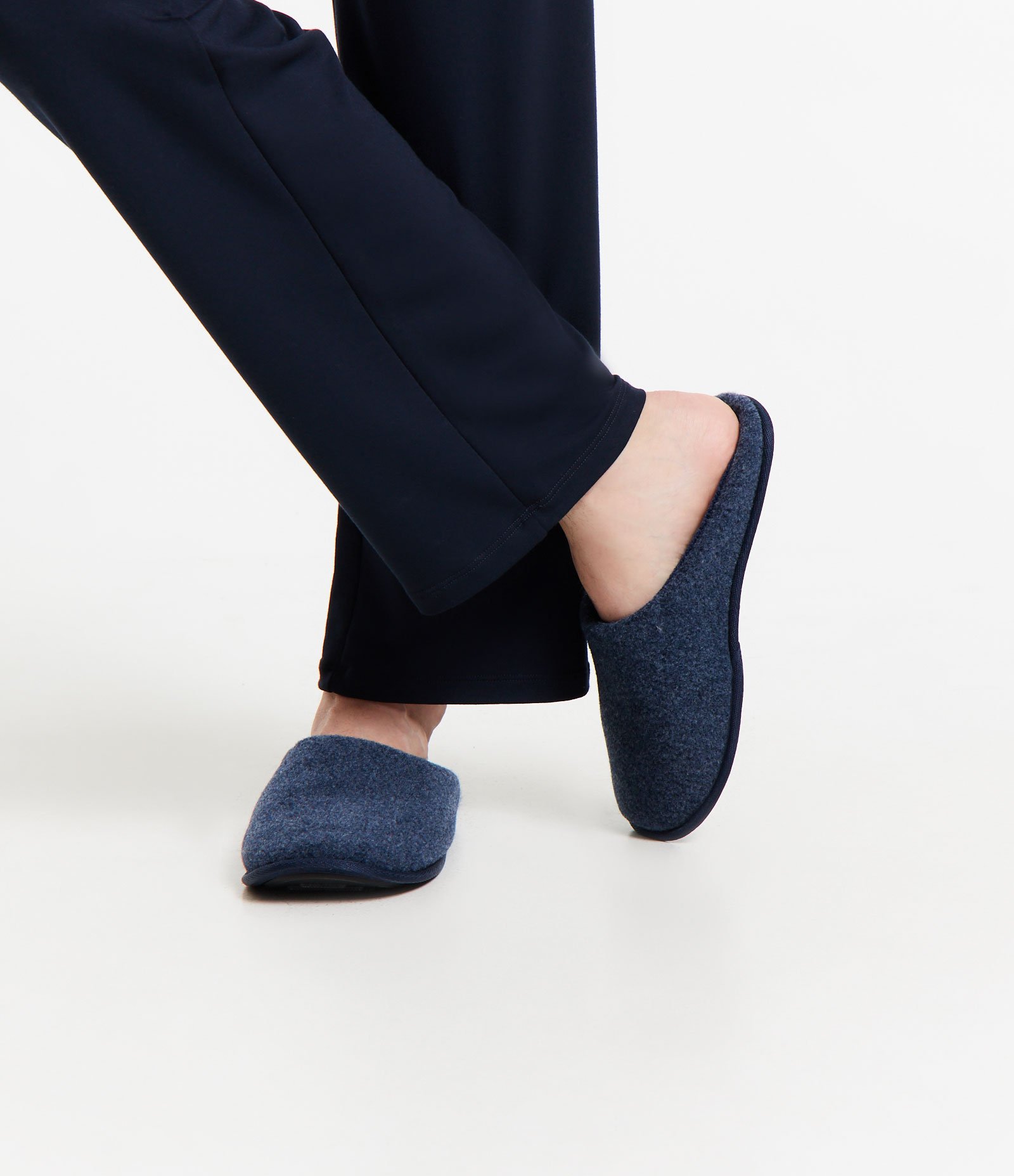 Pantufa Chinelo Slipper com Textura Azul 7