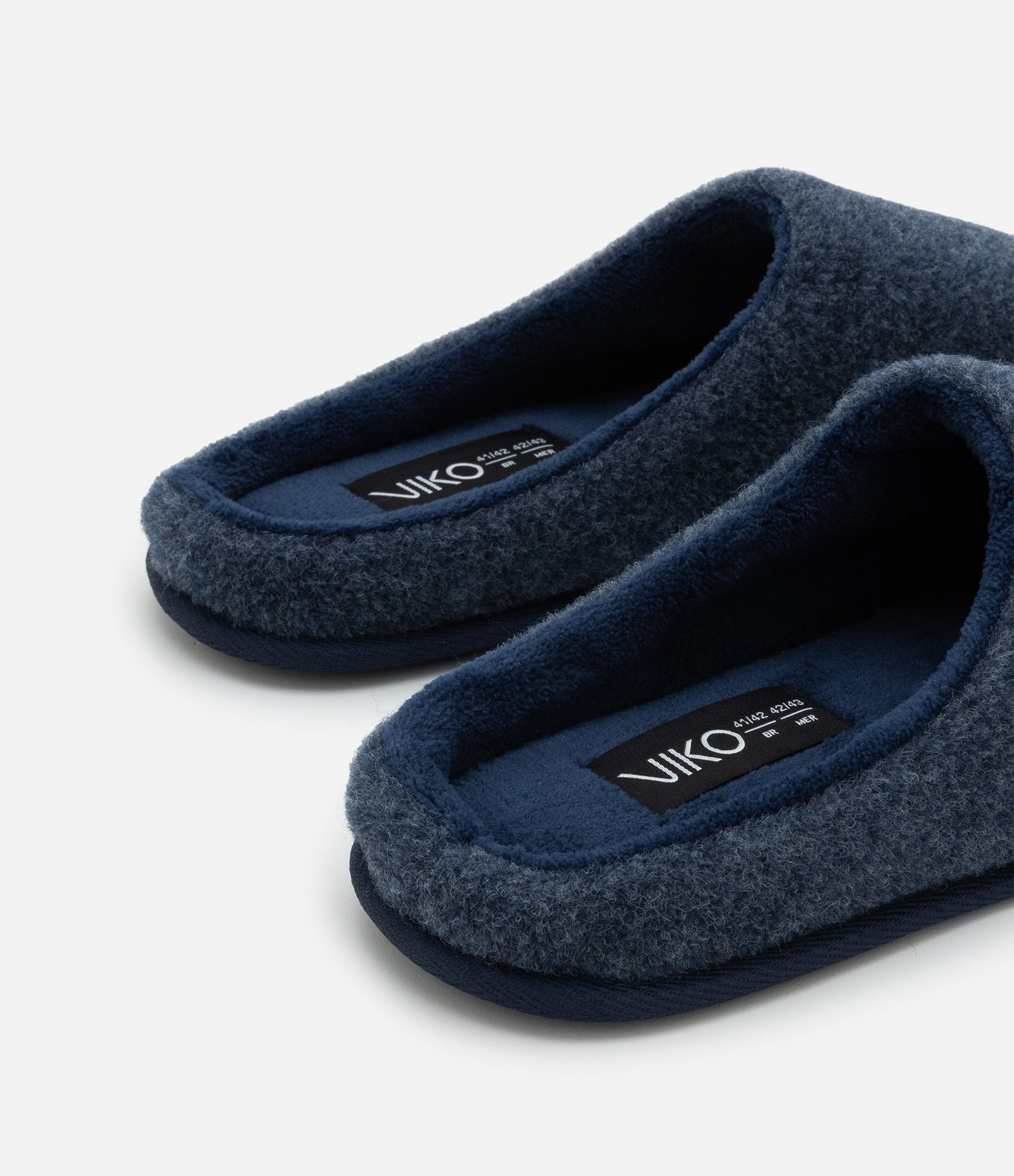 Pantufa Chinelo Slipper com Textura Azul 6