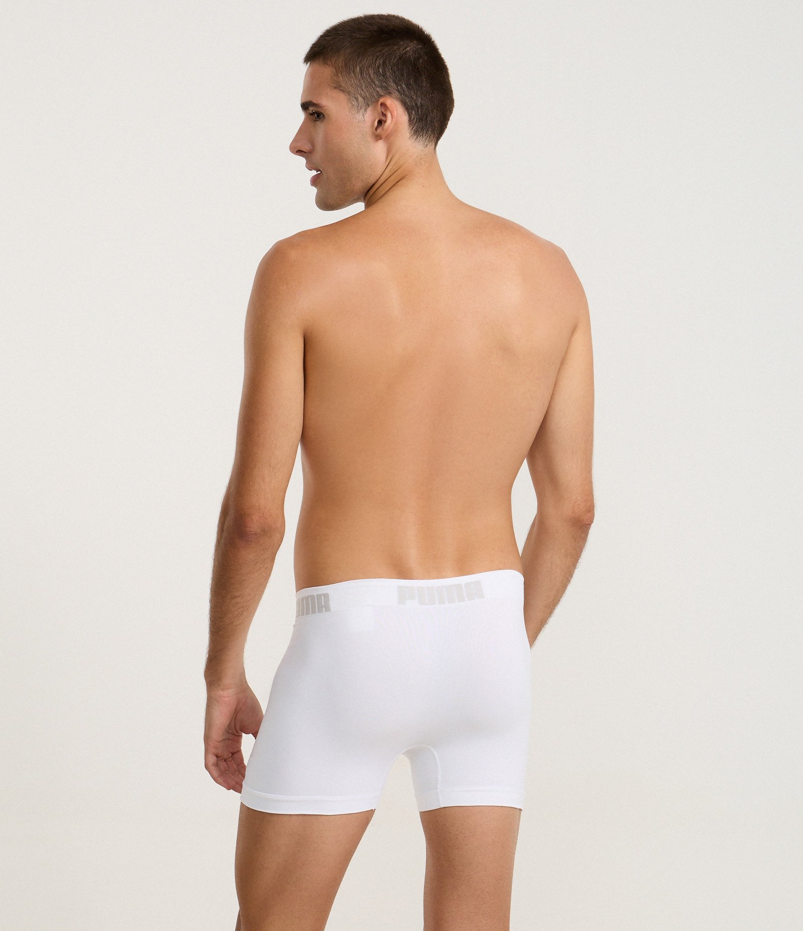 Cueca Boxer em Microfibra com Cós Elástico Puma Branco 6