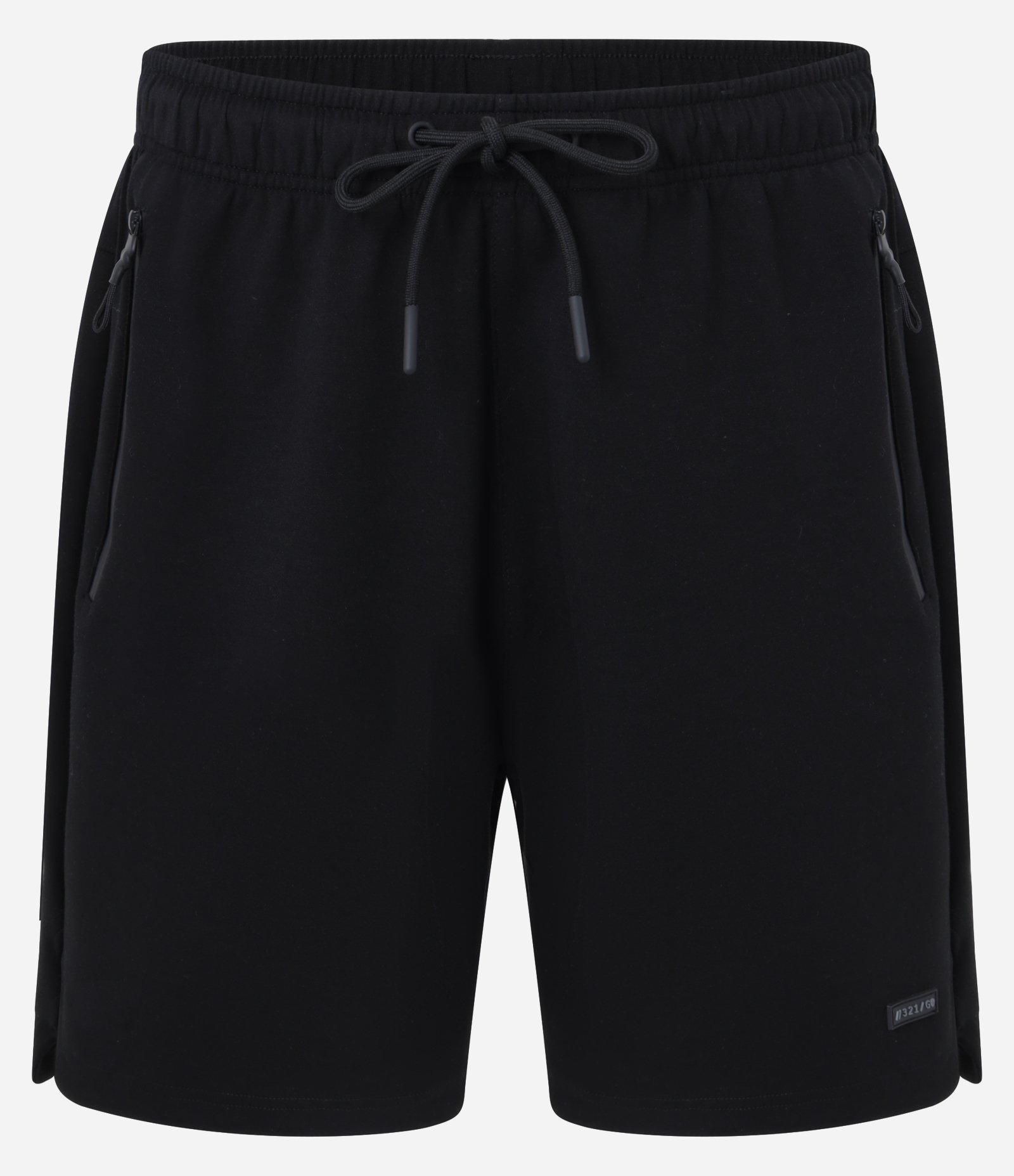 Bermuda Esportiva em Moletom Tecnológico com Cós Elástico e Zíper no Bolso Preto 6