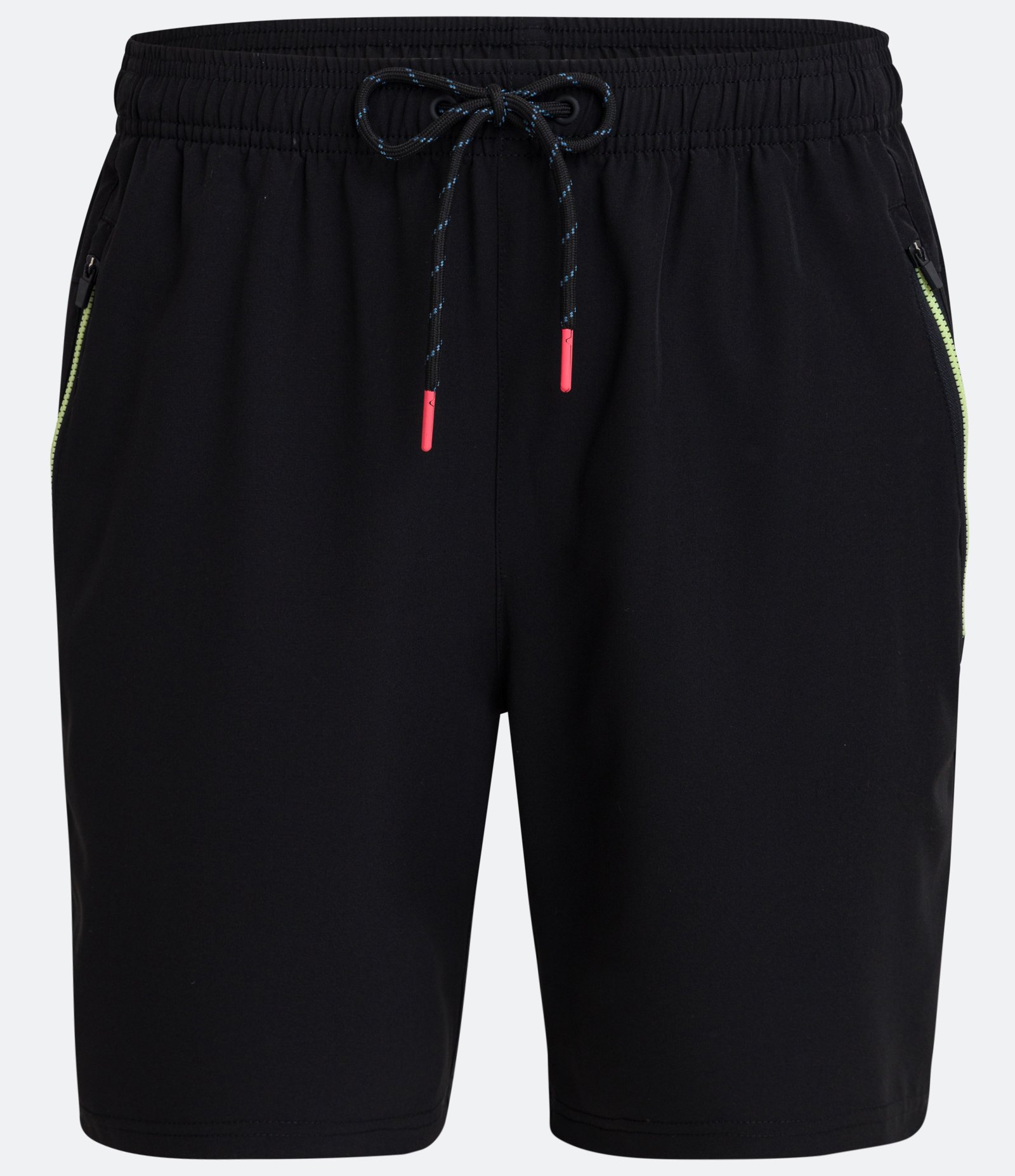 Bermuda Esportiva com Blocos de Cor e Bolsos com Zíper Preto 6